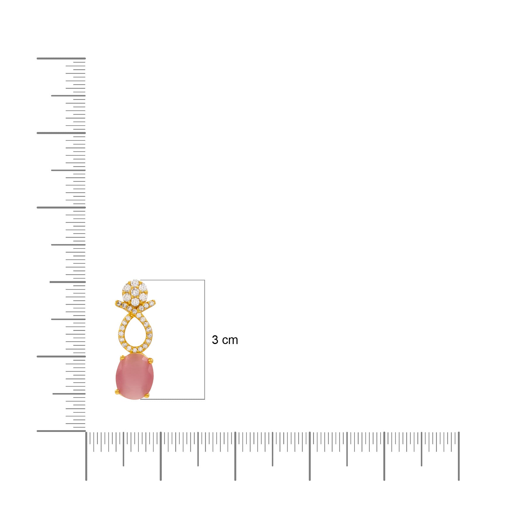 Premium Stone Necklace with Stud PMSNS7WPNN-008, PMSHSTWPN-081