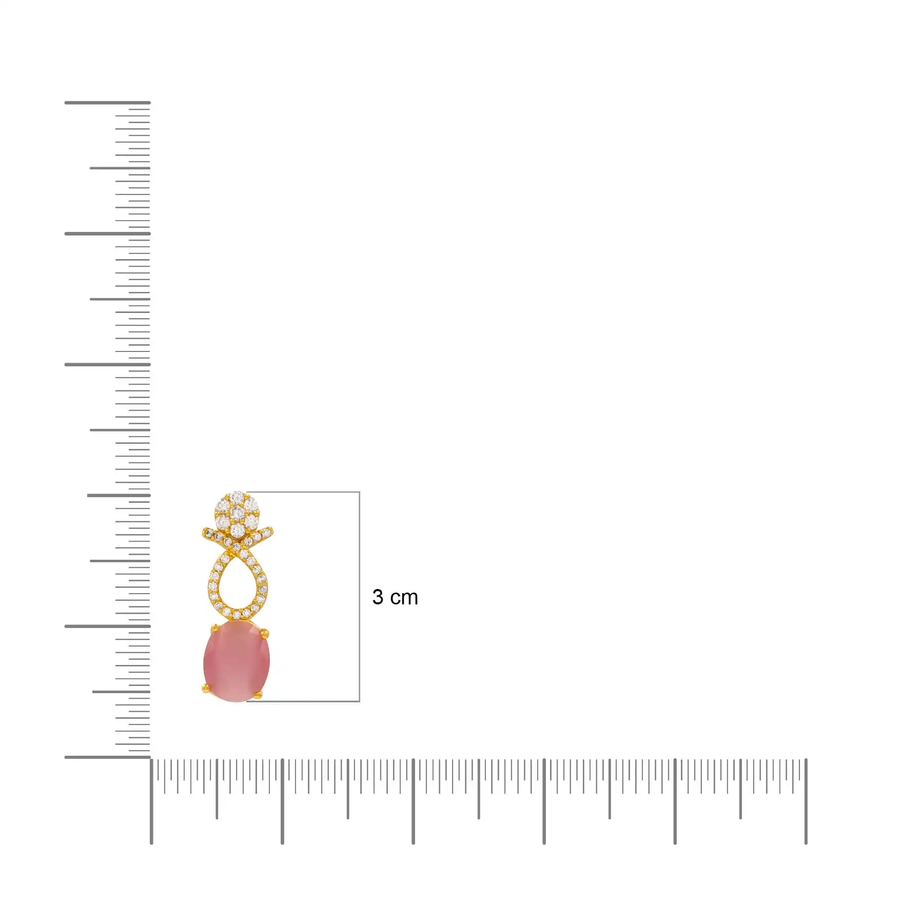 Premium Stone Necklace with Stud PMSNS7WPNN-008, PMSHSTWPN-081