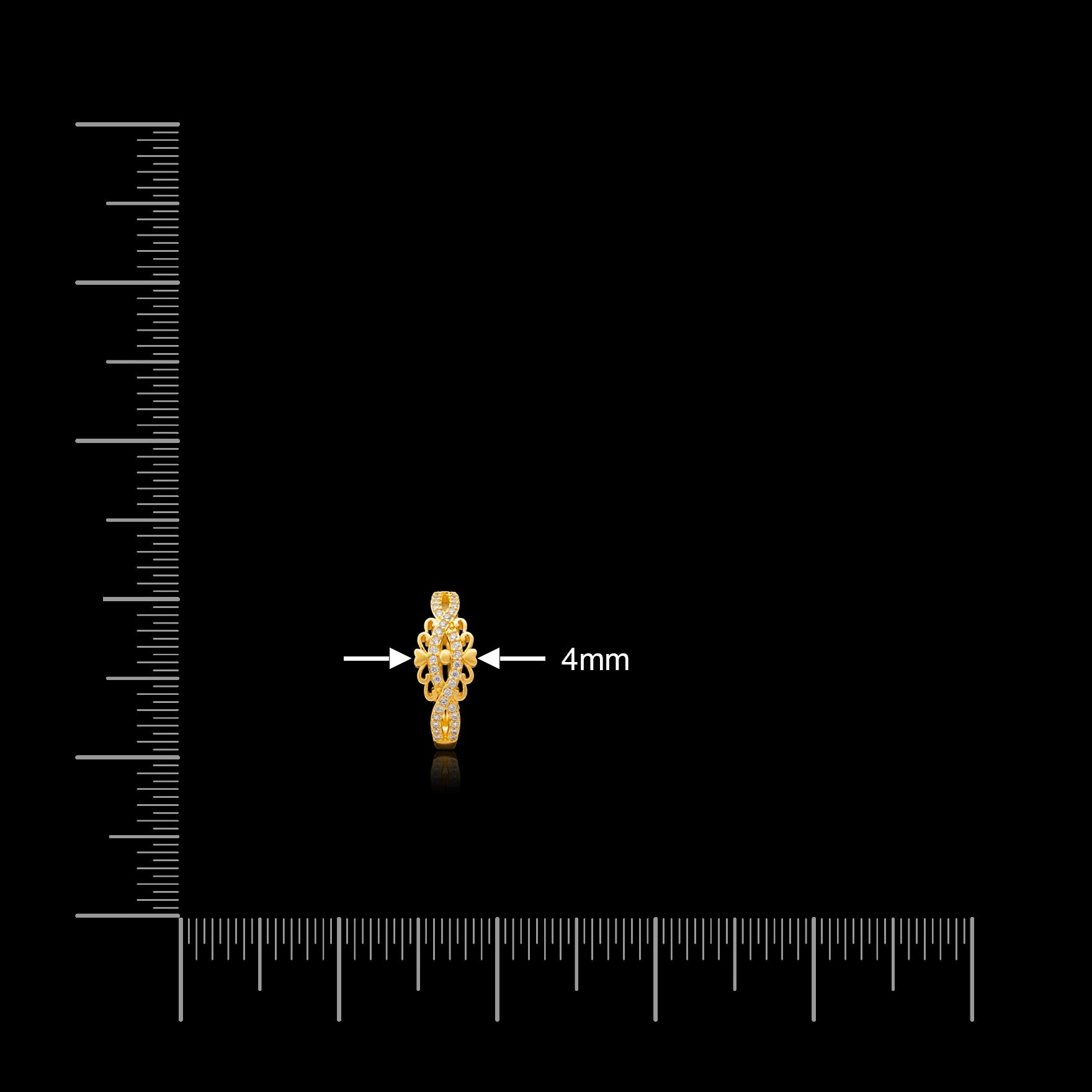 Adjustable Stone Ring PSR67W-041