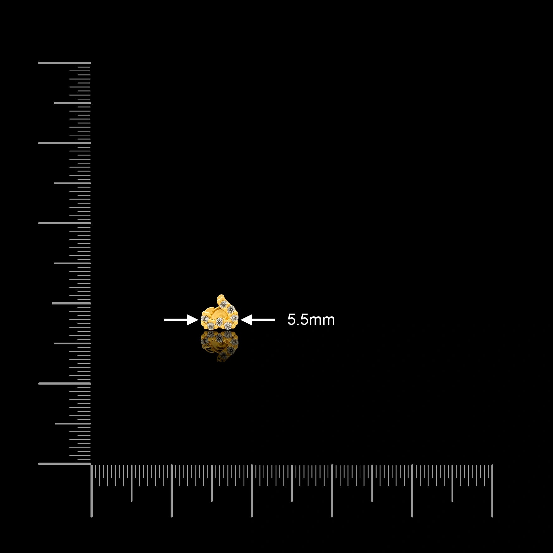 Stone Stud PSST153W-07
