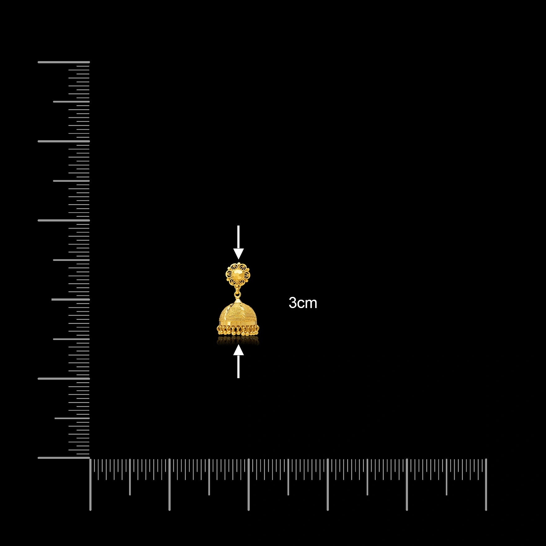 Golden Jimikka Earring PGJST64-081