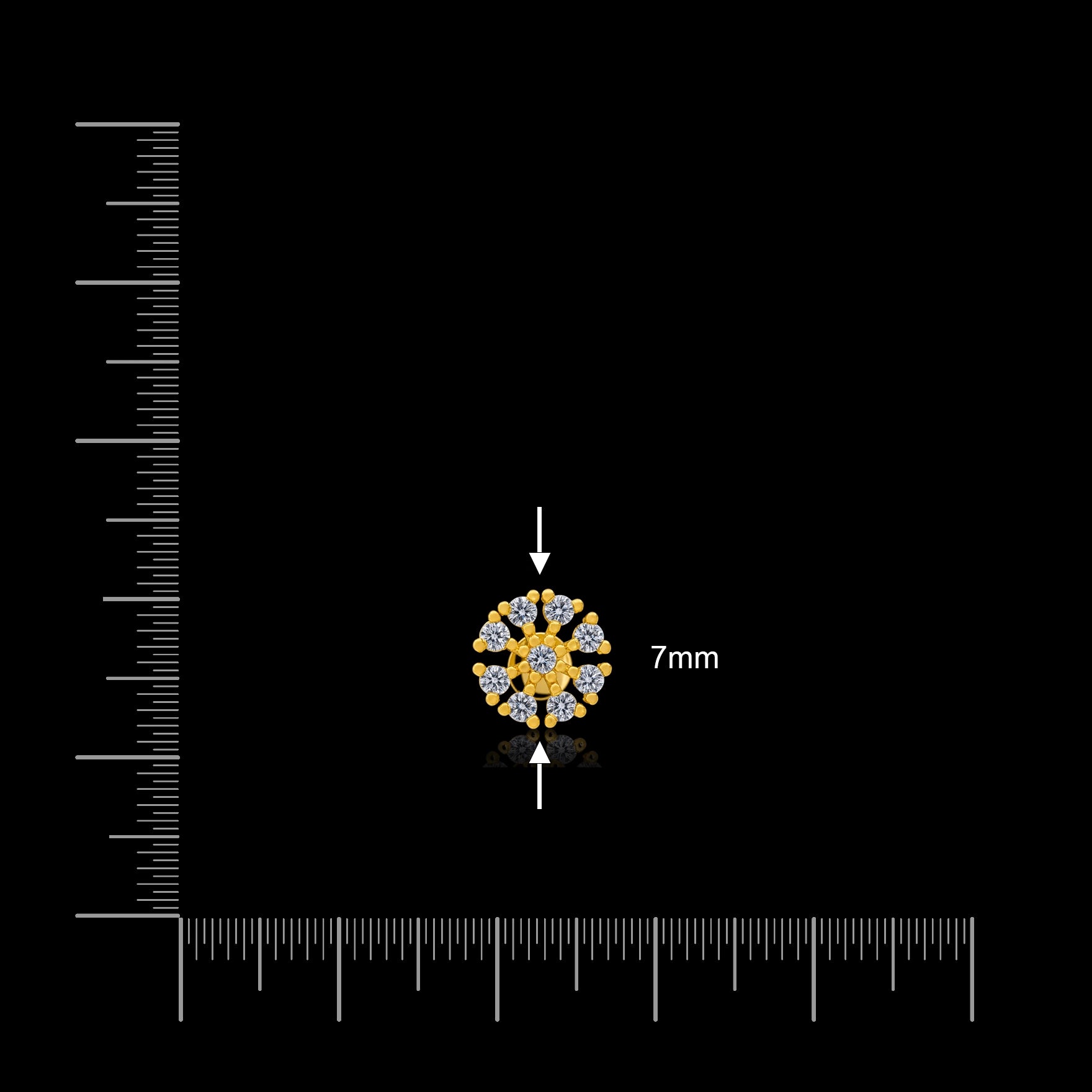 Stone Stud PSST172W-07