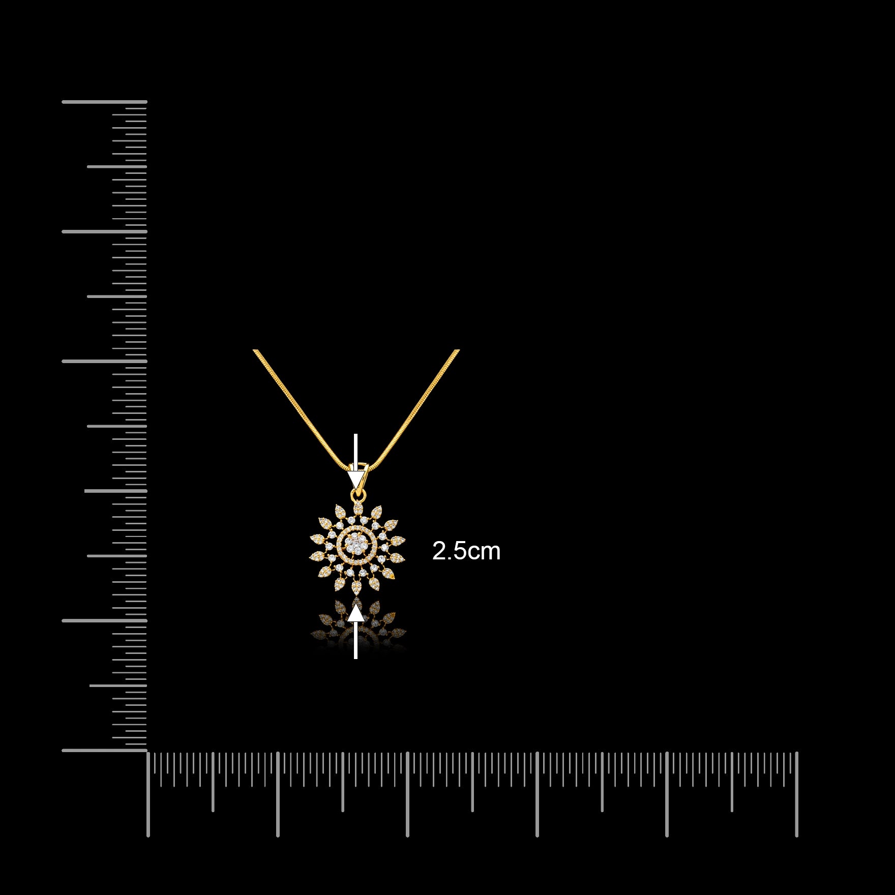 Premium Stone Pendent PMSLT24W-052