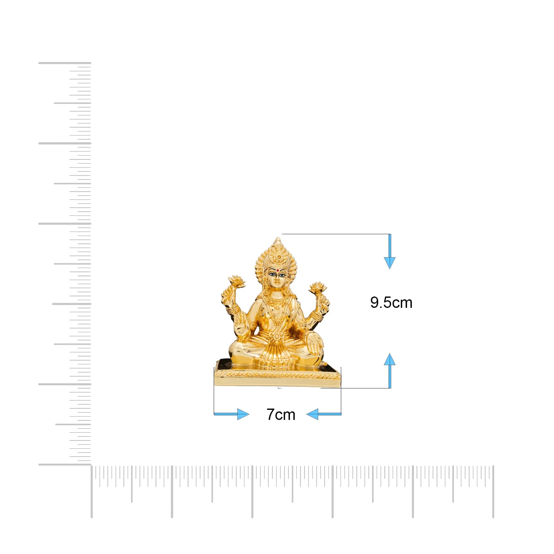 Goddess Lakshmi Golden Idol PIDRGL17-053