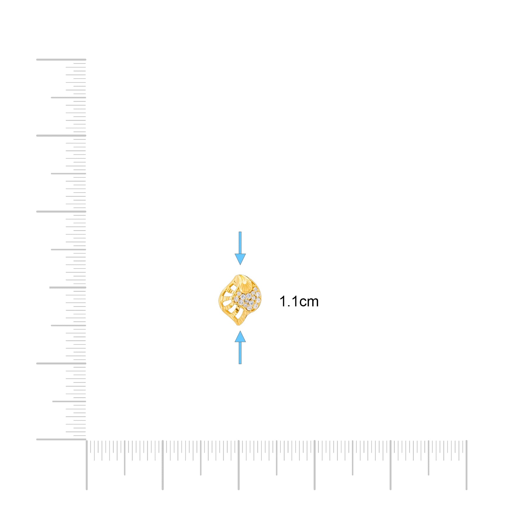 Stone Stud PSST584W-001