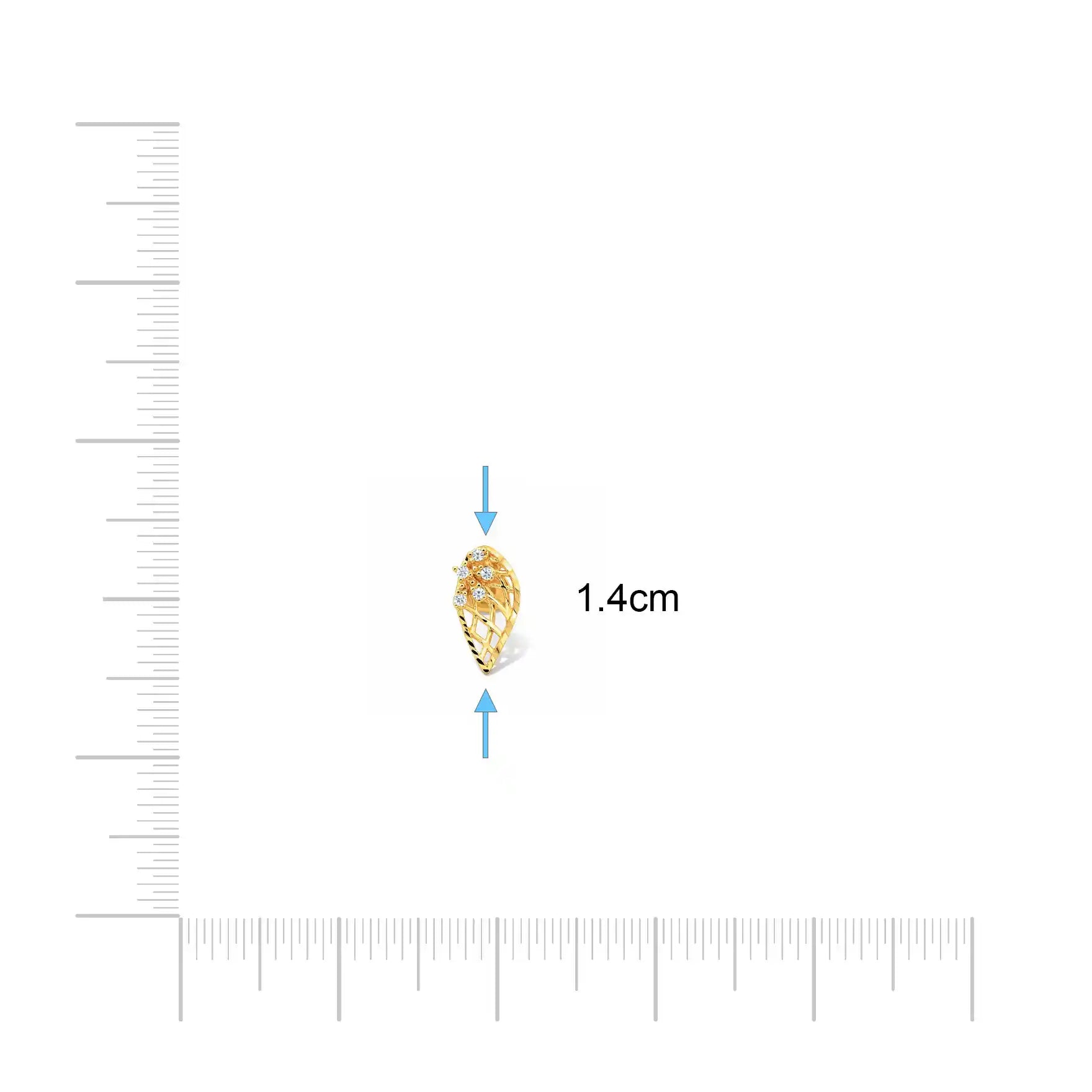 Stone Stud PSST555W-001