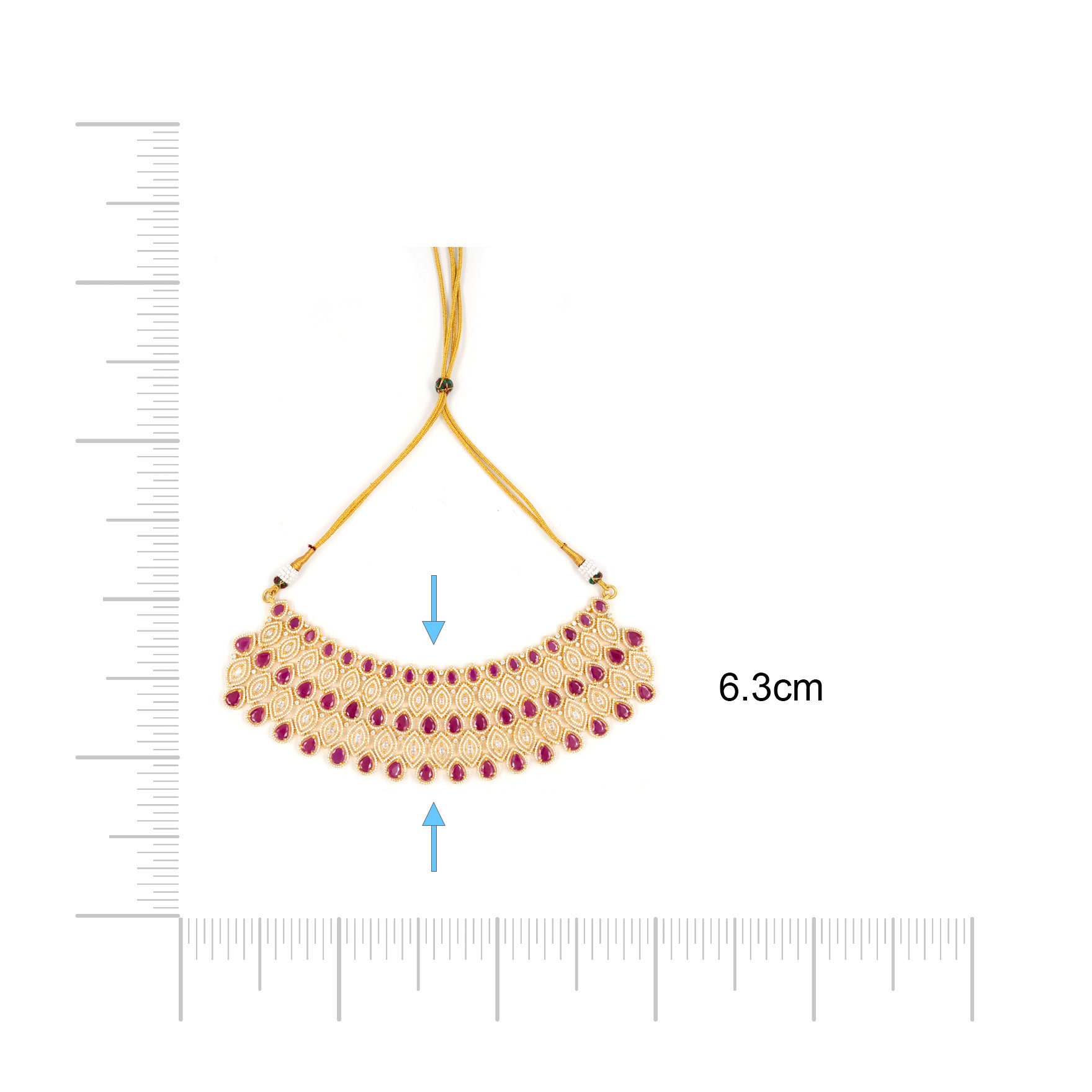 Premium Stone Necklace with Stud PMSNS3WR-0081, PMSHST2WR-004