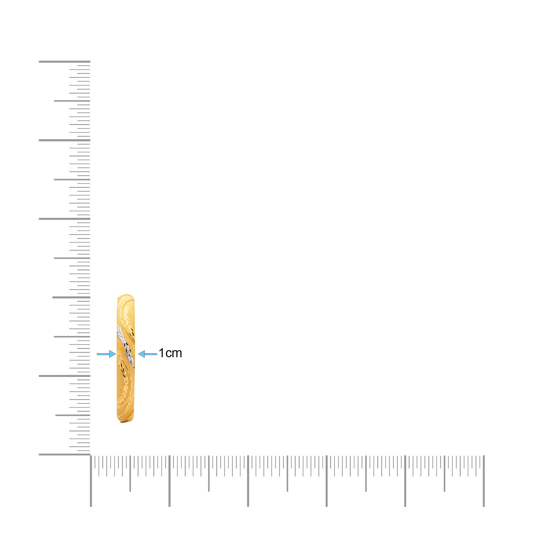 24ct Heavy Gold Layered Rhodium Bangle PRGB31-032