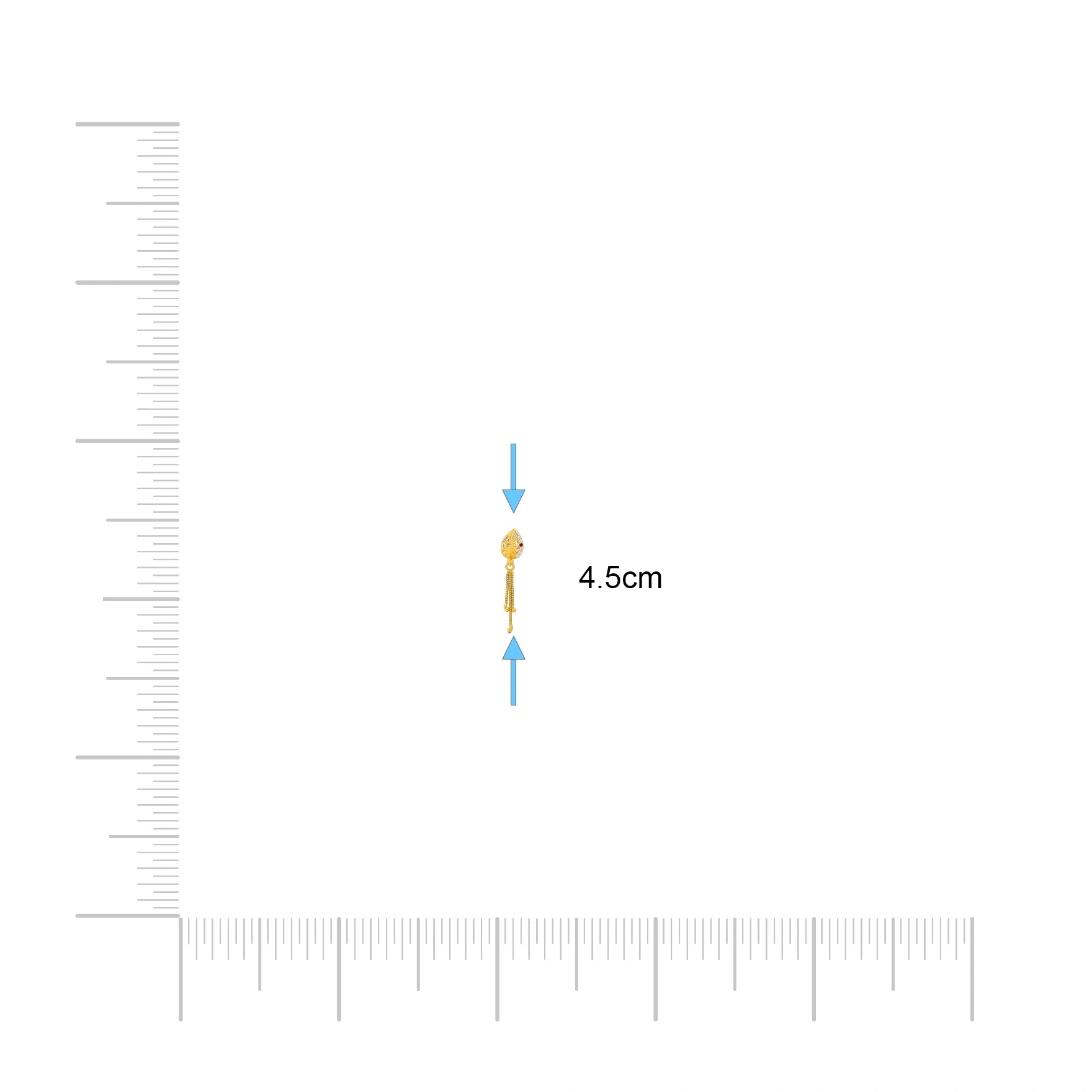 Stone Hanging Stud PSHST30WR-011