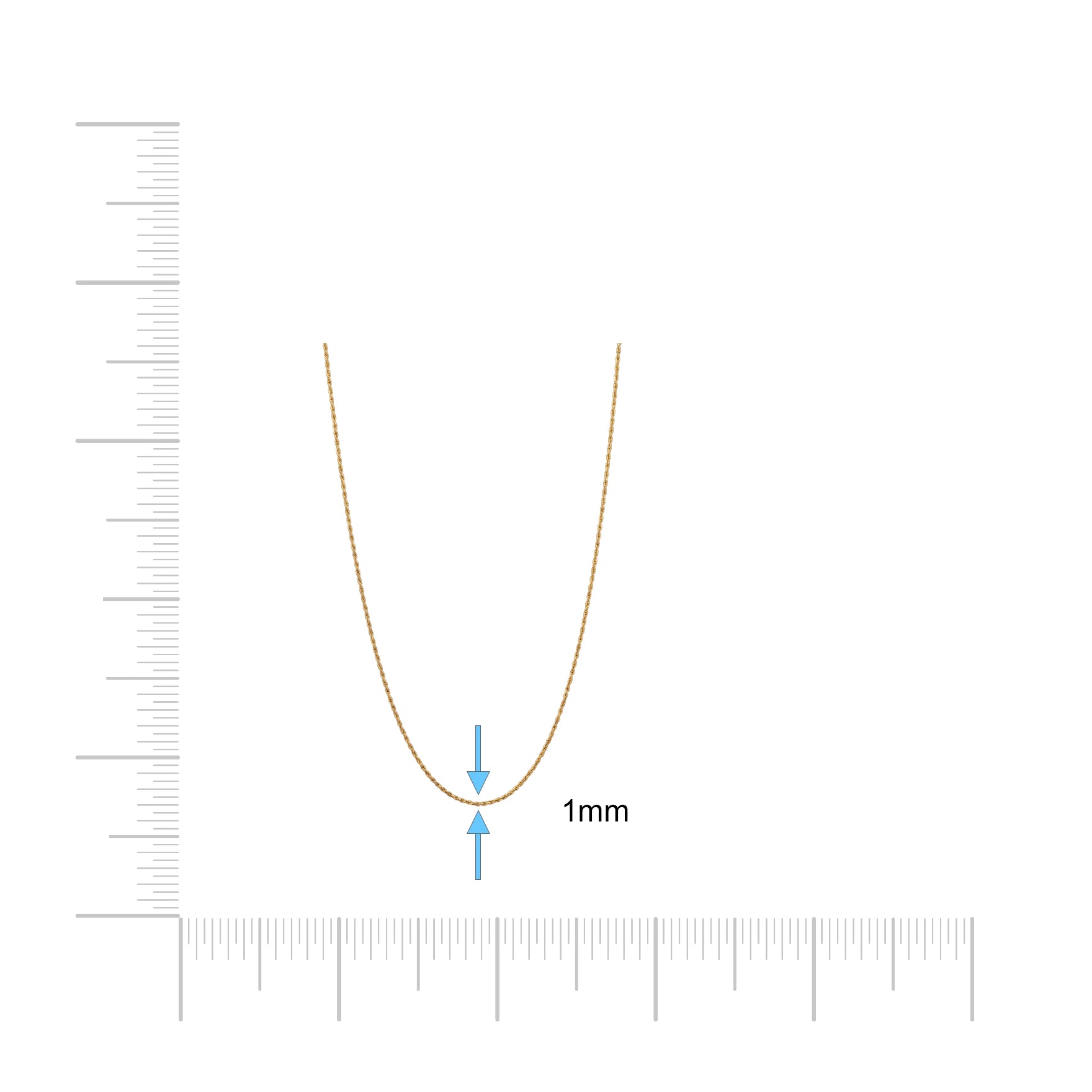 Gold Chain Millennium PCM89a-052