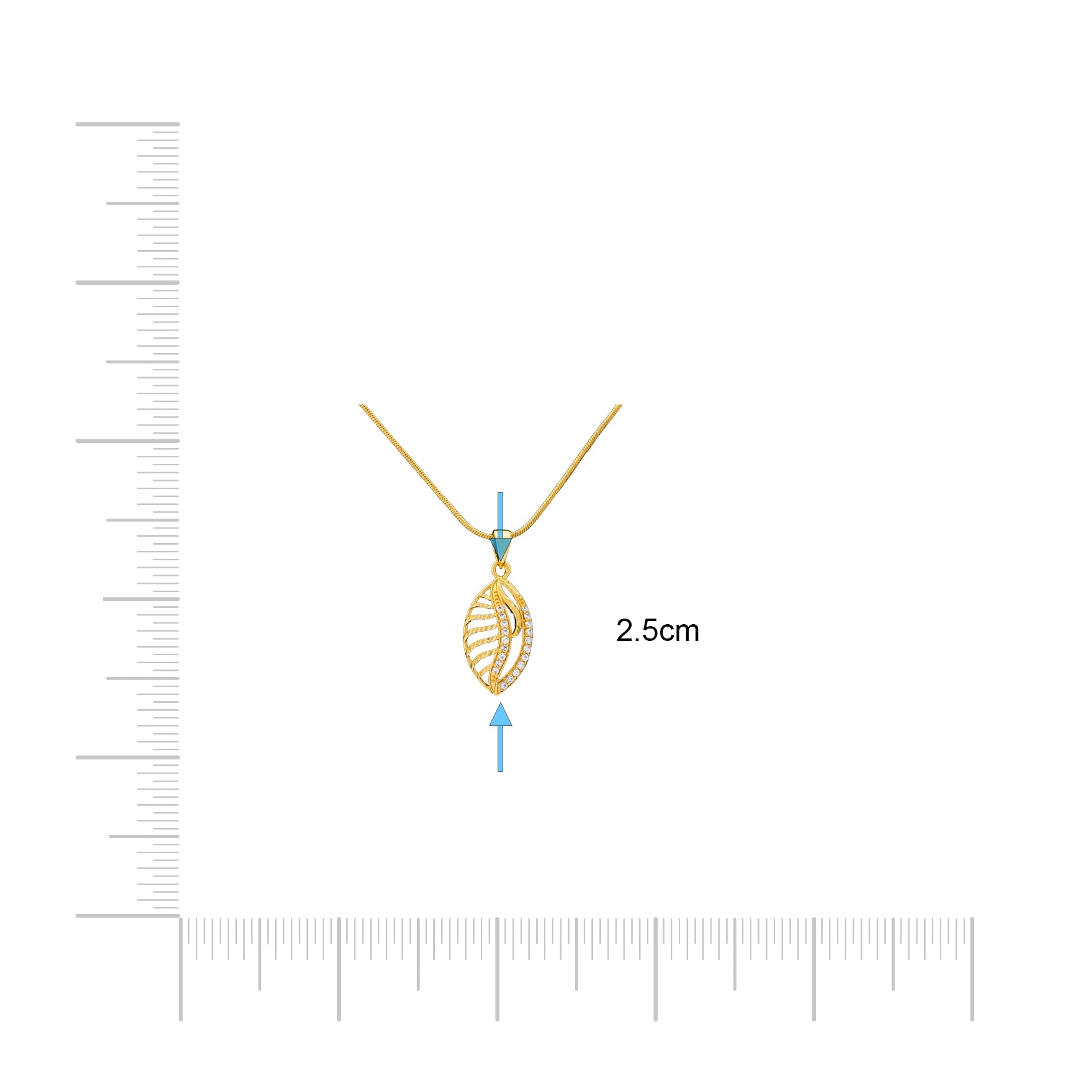 Golden Stone Pendant PSLT100W-031