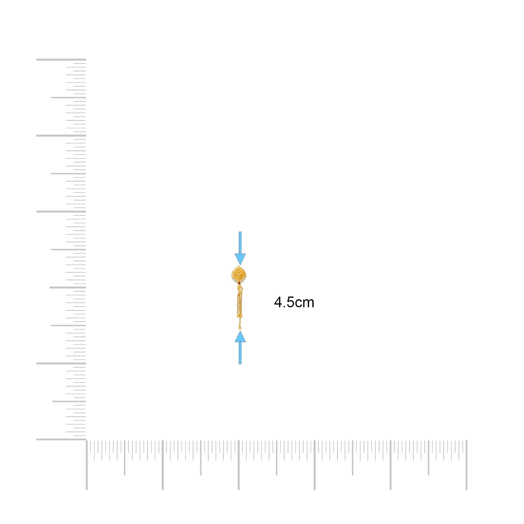 Stone Hanging Stud PSHST26WR-011
