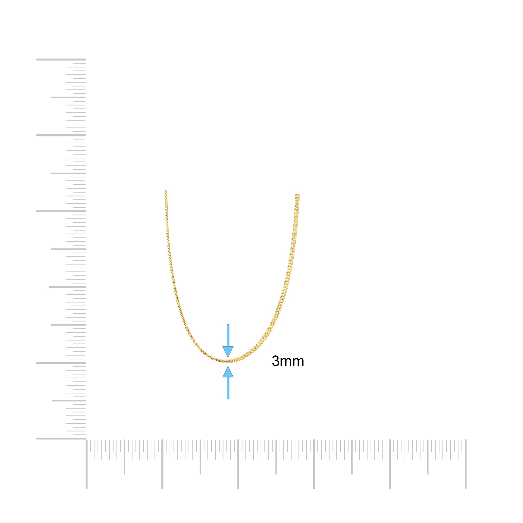 Gold Chain Millennium PCS50-013
