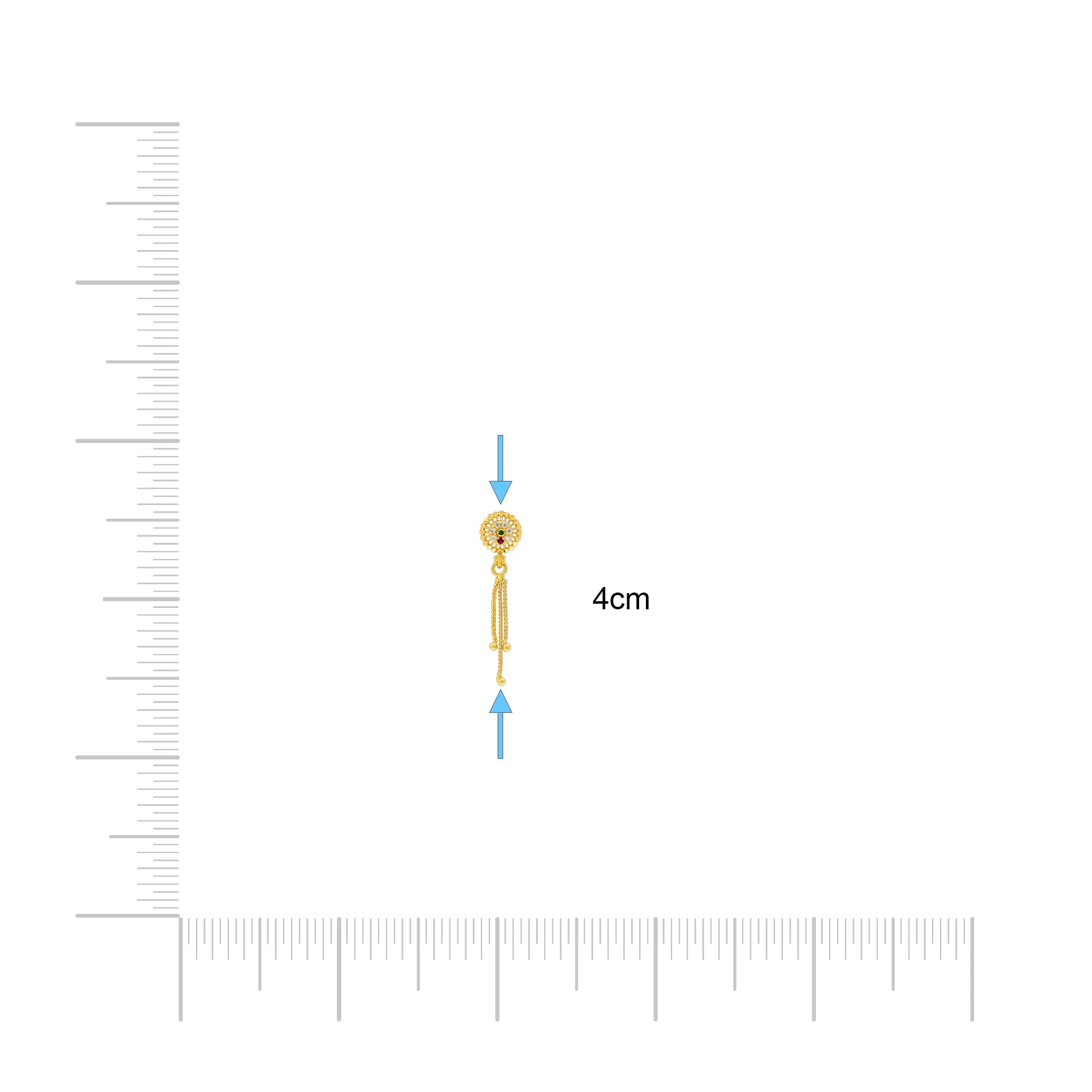 Stone Hanging Stud PSHST28WR-011