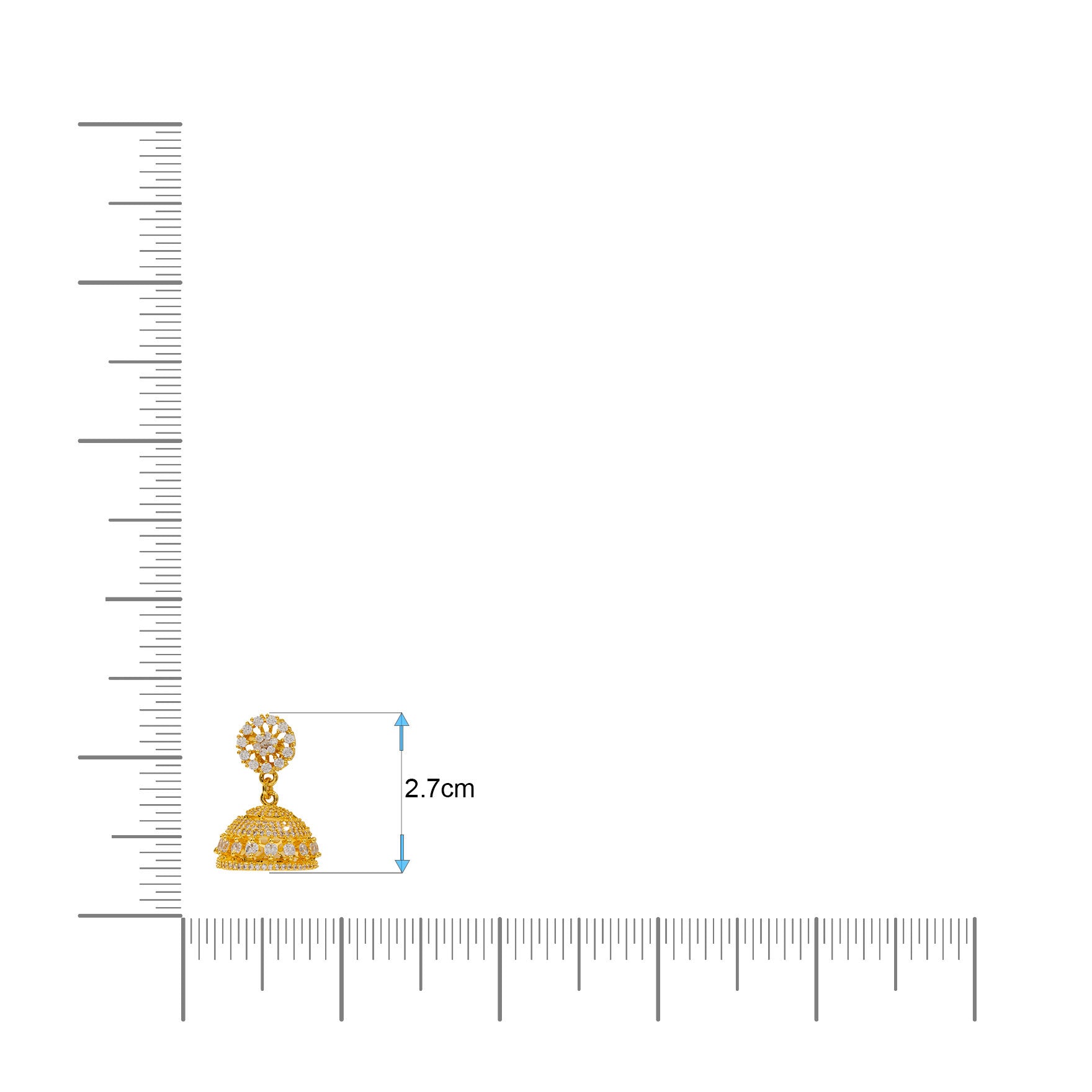 Shop 24k Gold Plated Earrings Online | Parakkat Jewels