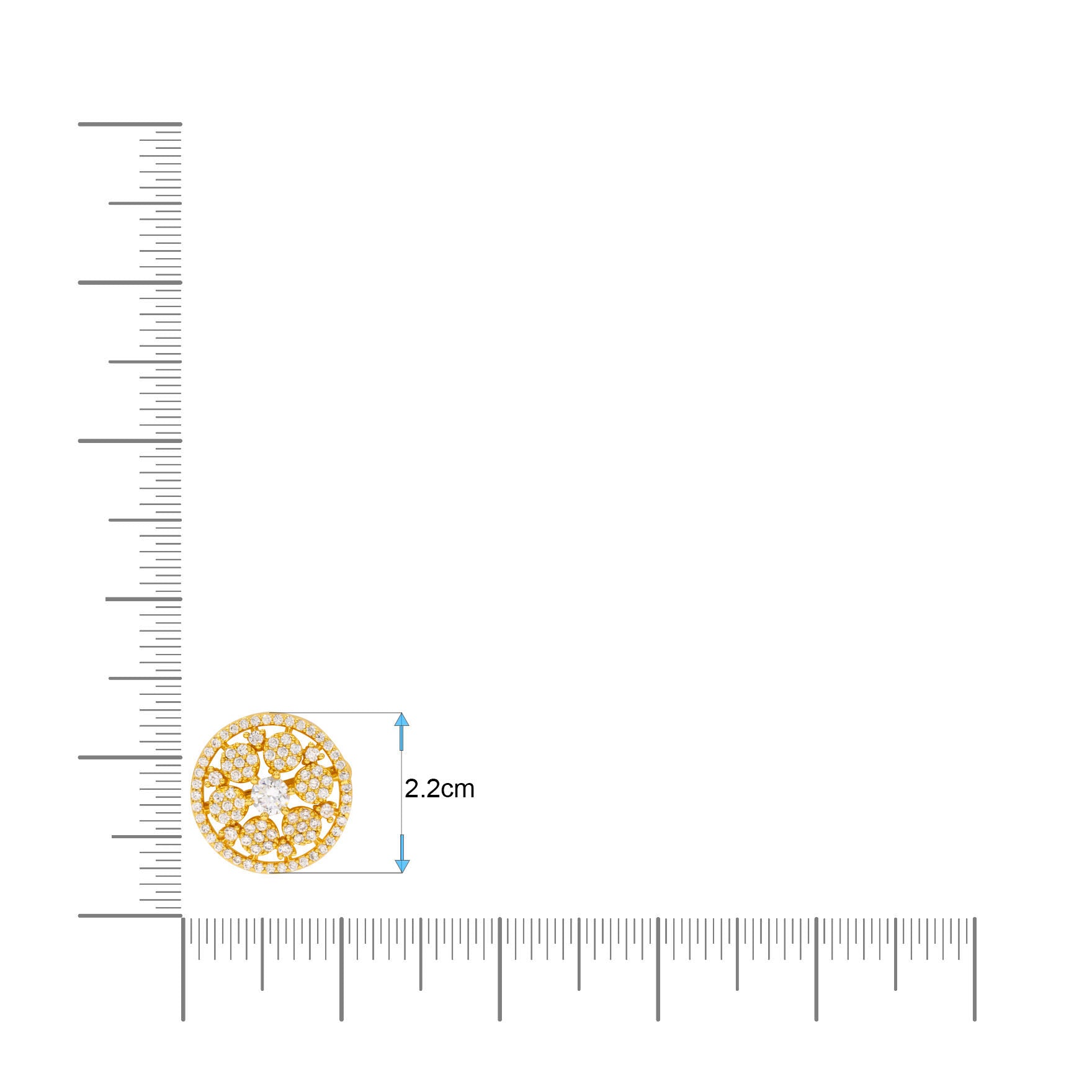 Buy Gold Plated Stone Studs Online For Women | Parakkat Jewels