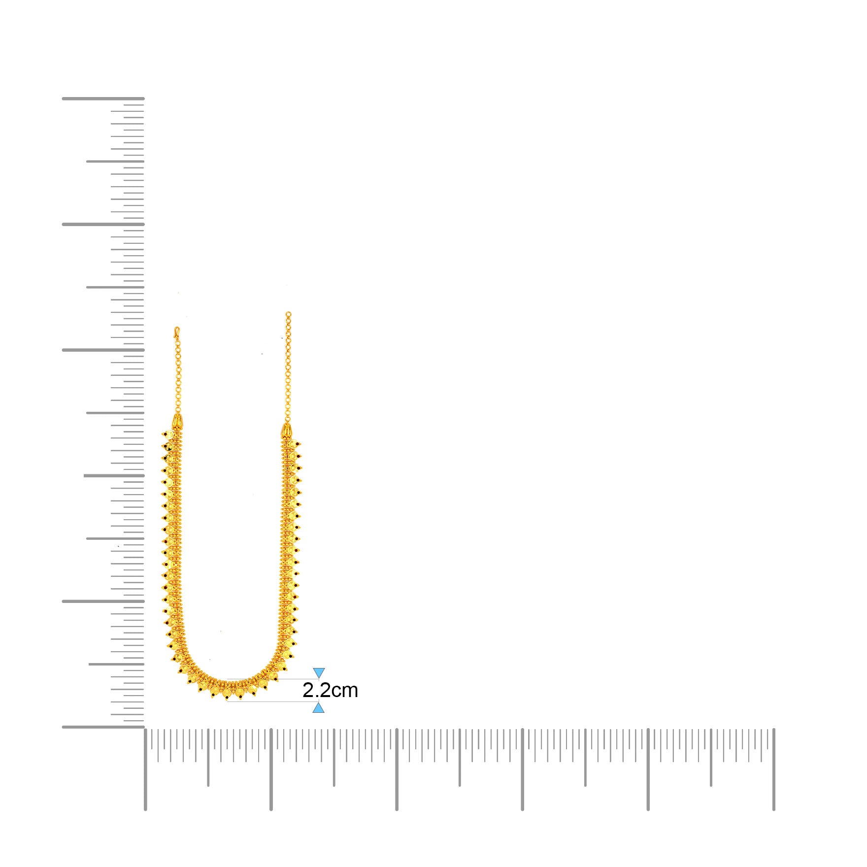 GOLDEN NECKLACE LONG PSNL8R-0611
