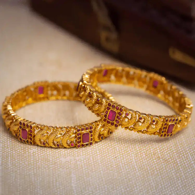 Bangle PSGRBSR4R-26-043 - Parakkat Jewels