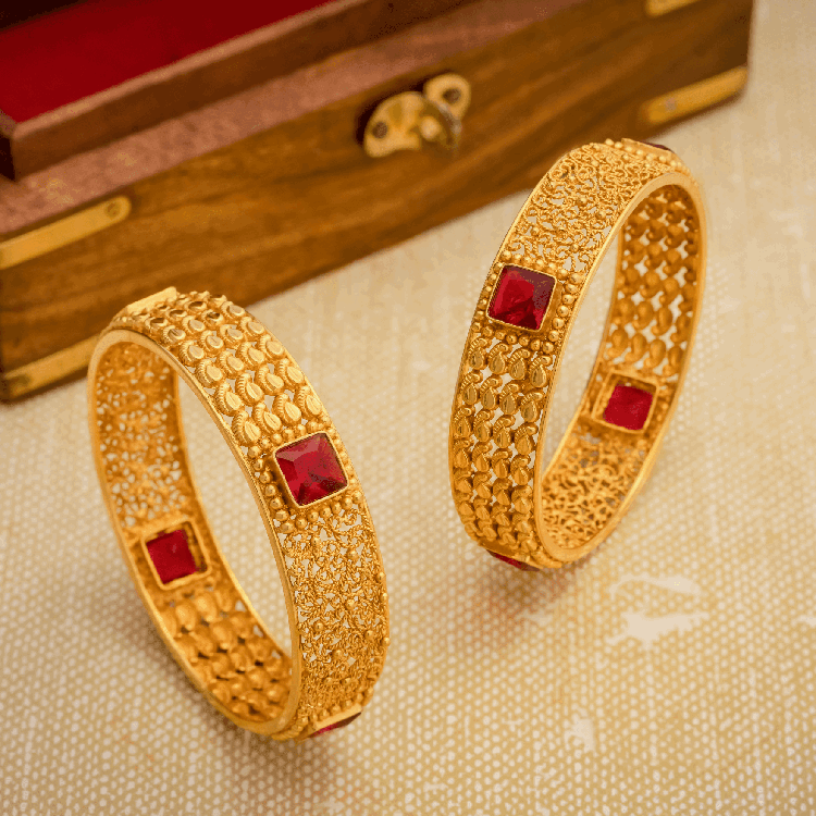 Bangle PSGRBSR5RG-28-013 - Parakkat Jewels