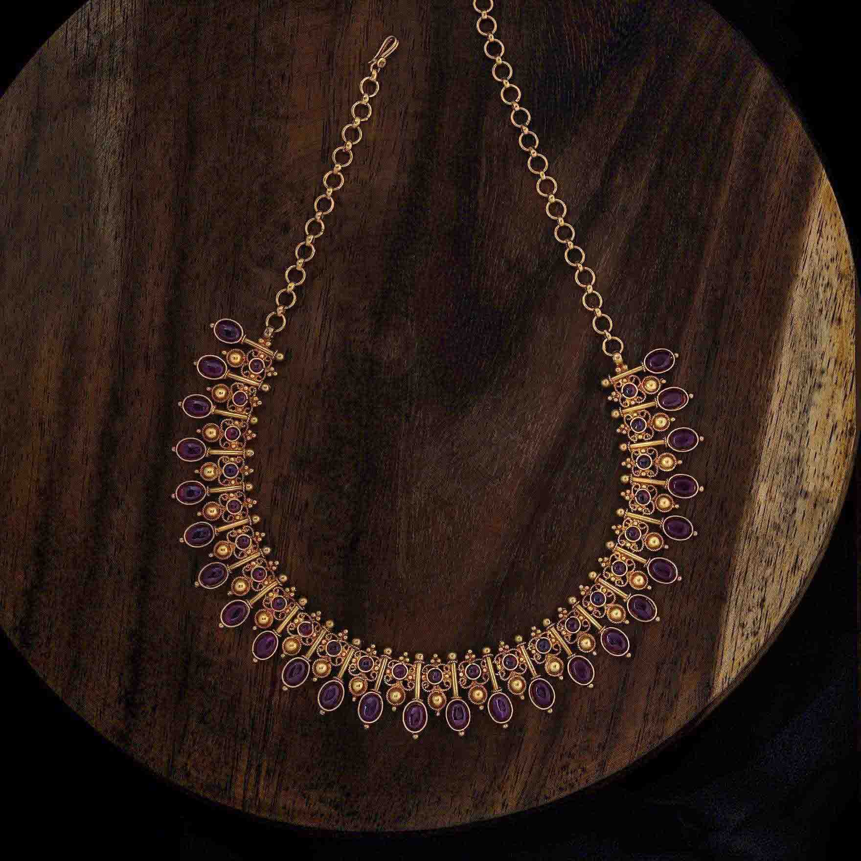 Sreshta Necklace PSGRNSSR22R-039 - Parakkat Jewels