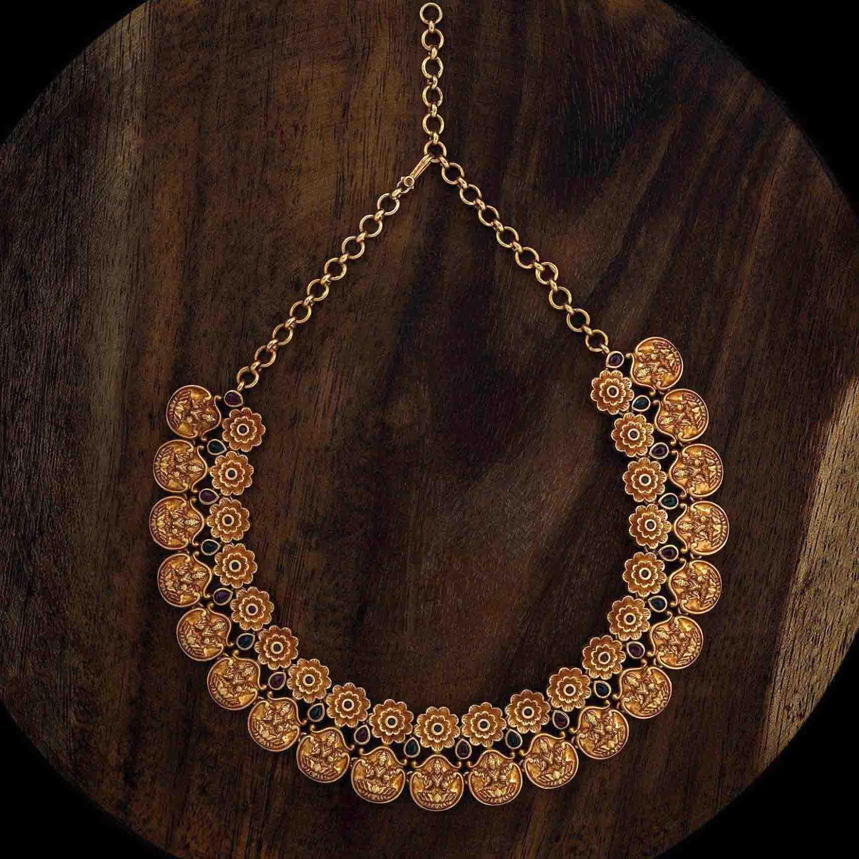 Sreshta Necklace PSGRNSSR9RG-0311 - Parakkat Jewels