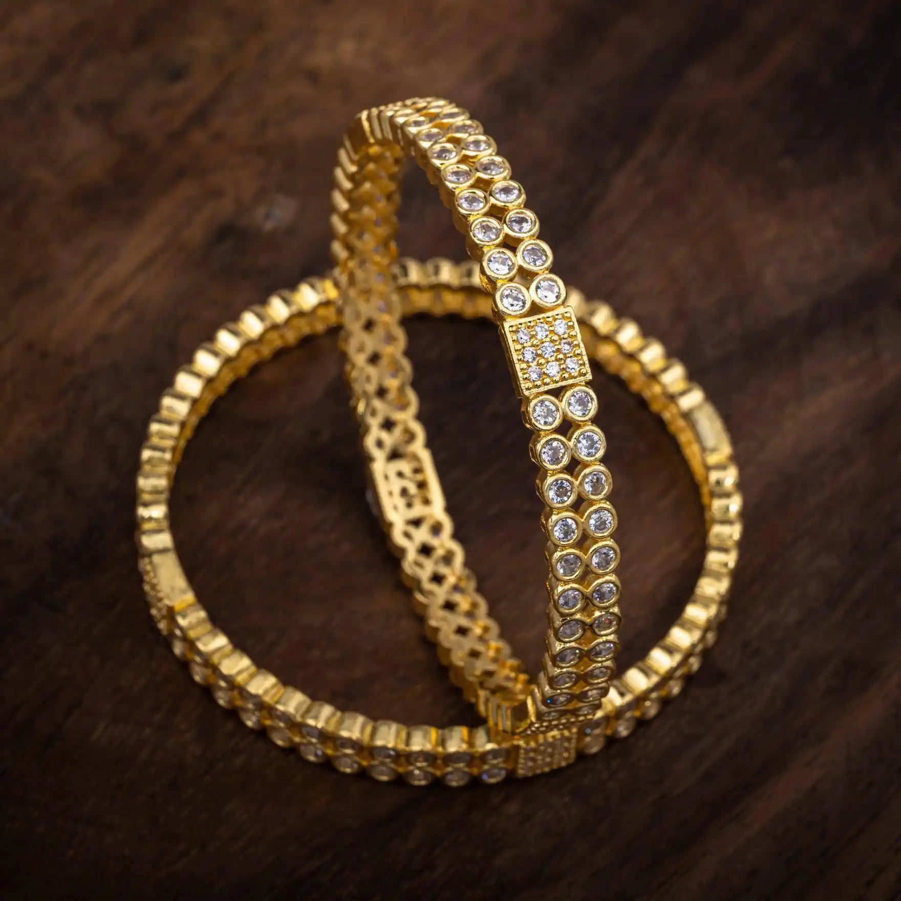 Stone Bangle PSB11-072 - Parakkat Jewels