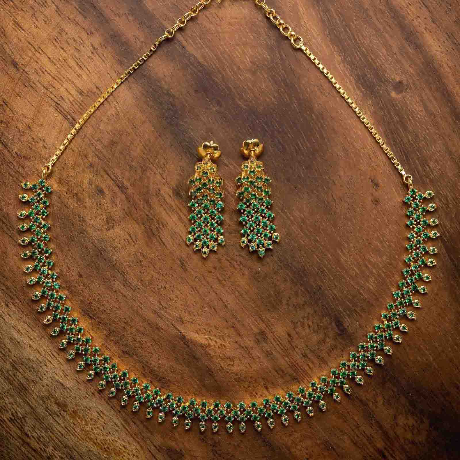 Necklace PMSNS17G-007,PMSHST20G-022 - Parakkat Jewels