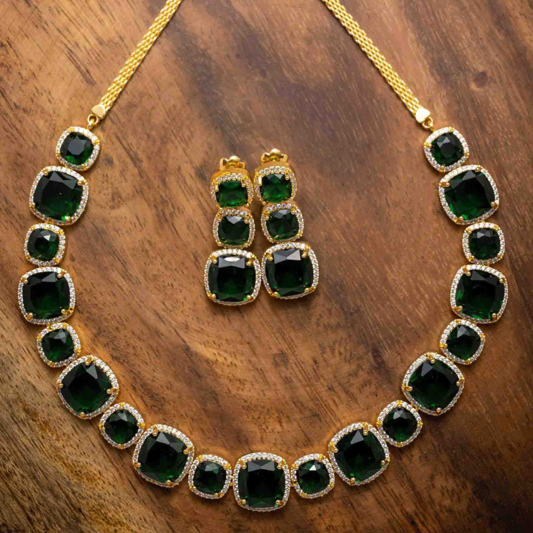 Necklace PMSNS23WG-008,PMSHST15WG-082 - Parakkat Jewels