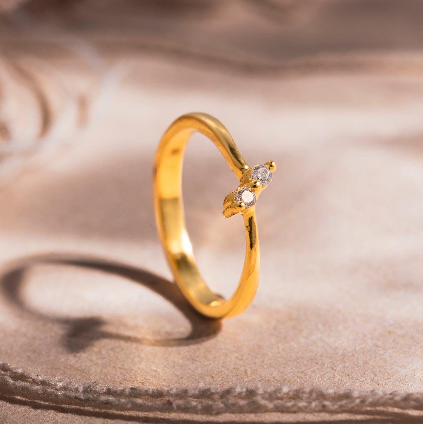 Stone Ring PSR20W-19-041 - Parakkat Jewels