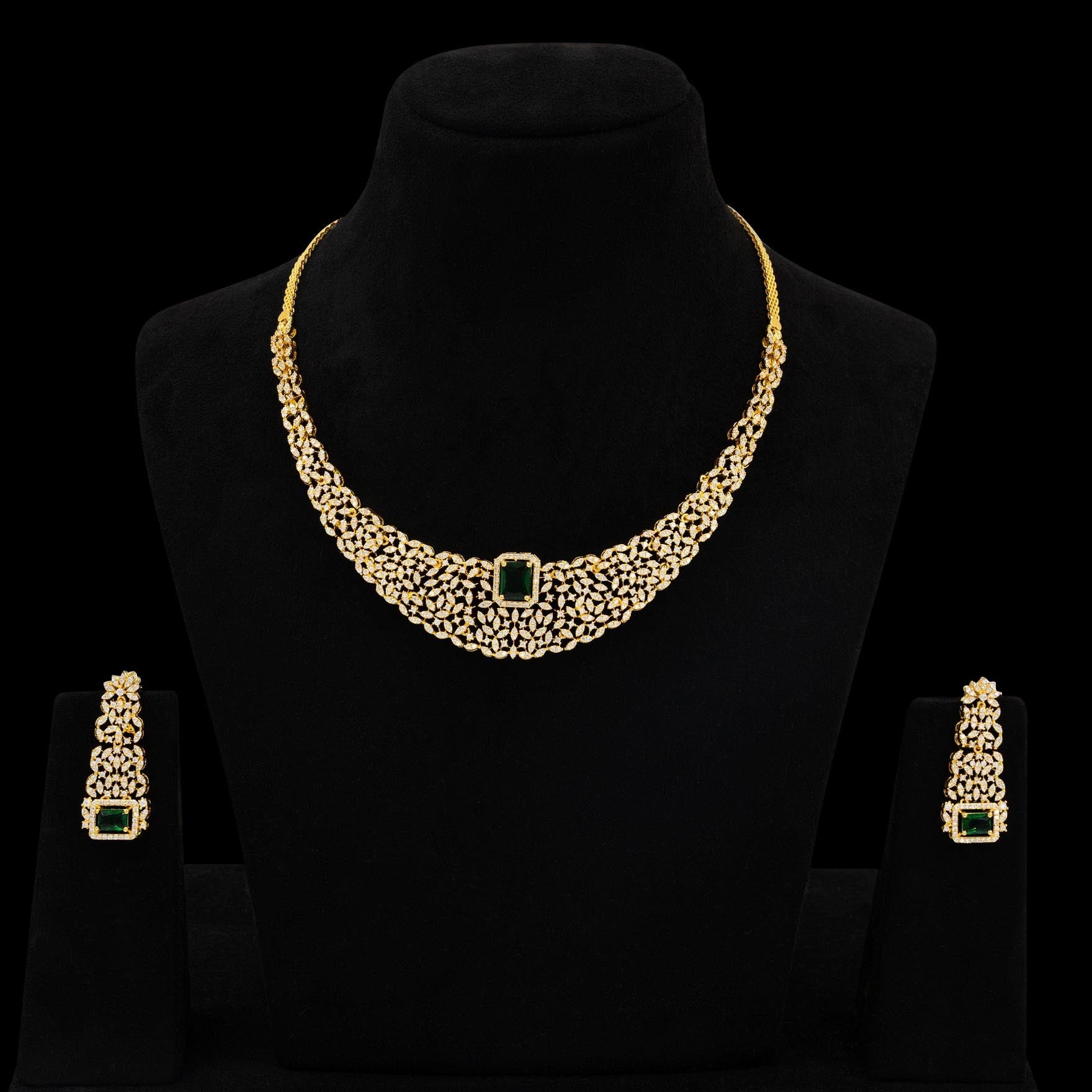 PREMIUM STONE NECKLACE PMSNS10WG-0011, PMSHST35WG-052