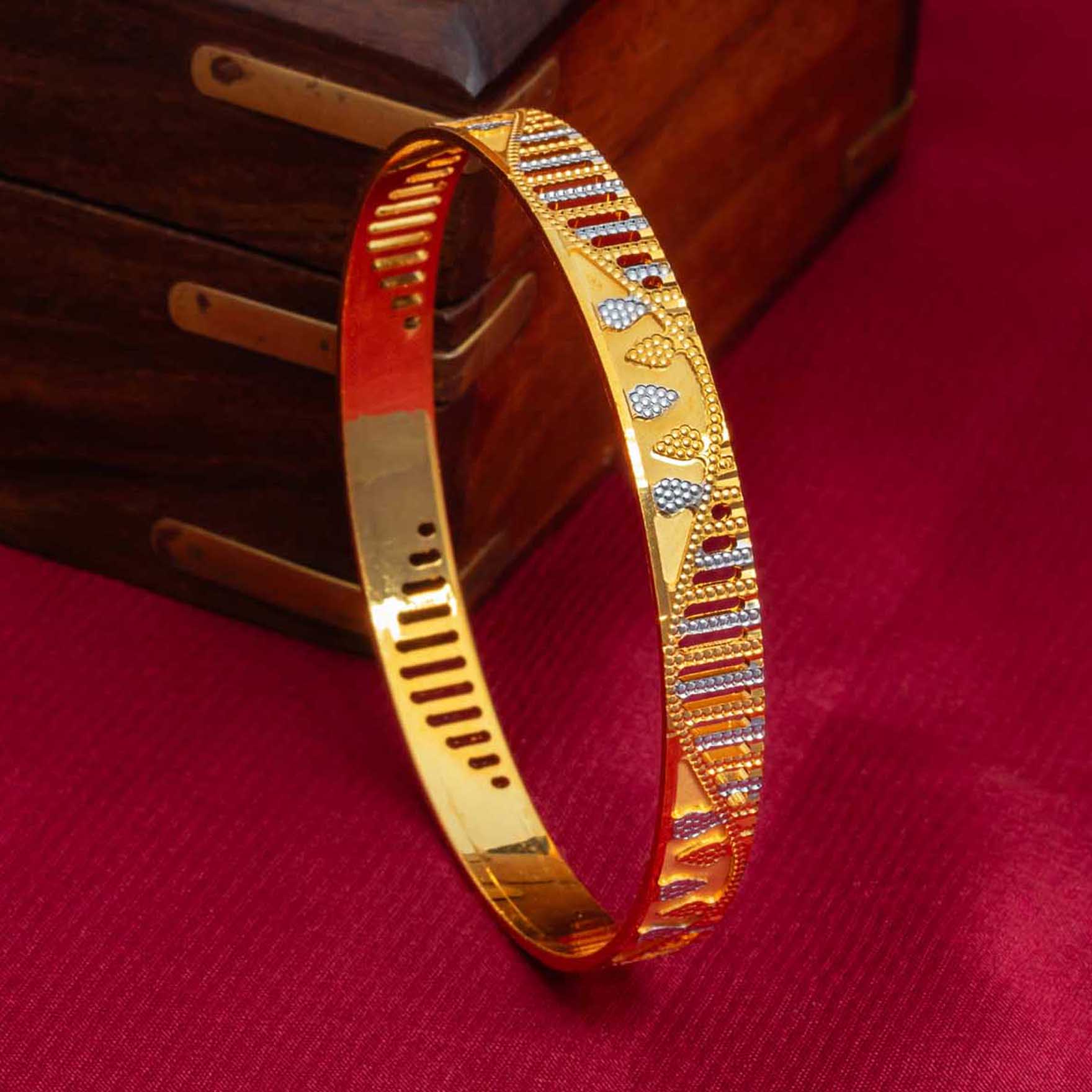 Rhodium Bangle PRGB88-28-062