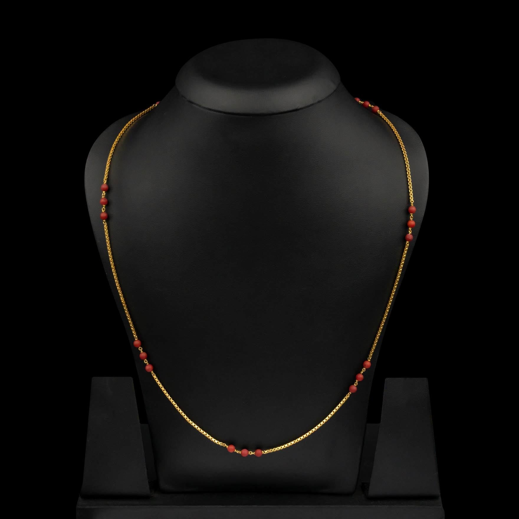 Coral Stone chain PSC1-053