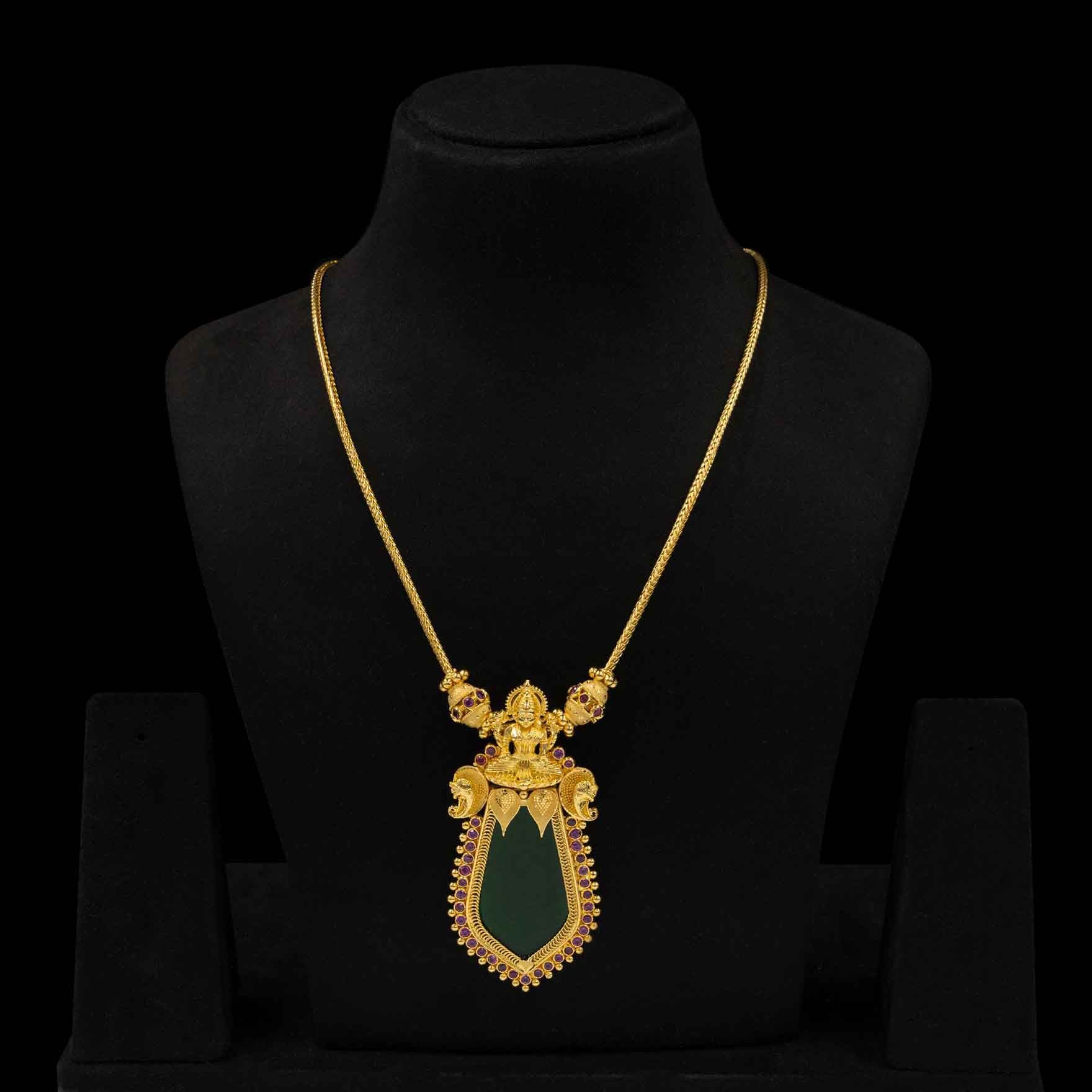 Palakka Nagapadam Stone Necklace PSPNNG33-1130