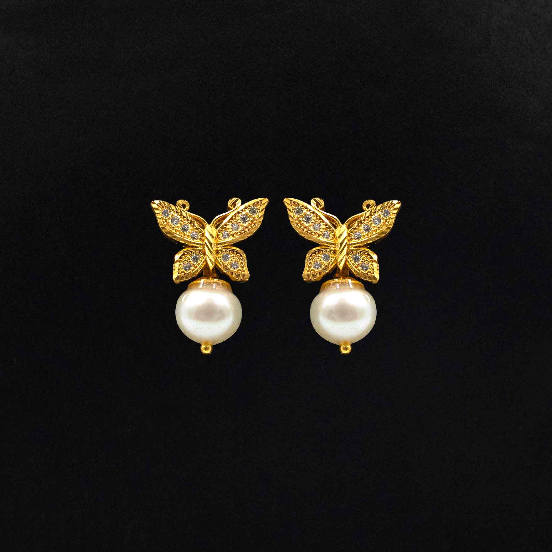 Stone earring PSST29W P-061