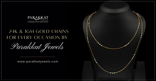 Gift Guide- 24k Gold-Plated and 1gm Gold Chains for Every Special Occasion from Parakkat Jewels