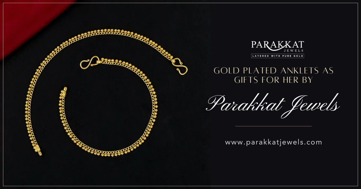 Gold Plated Anklets for her