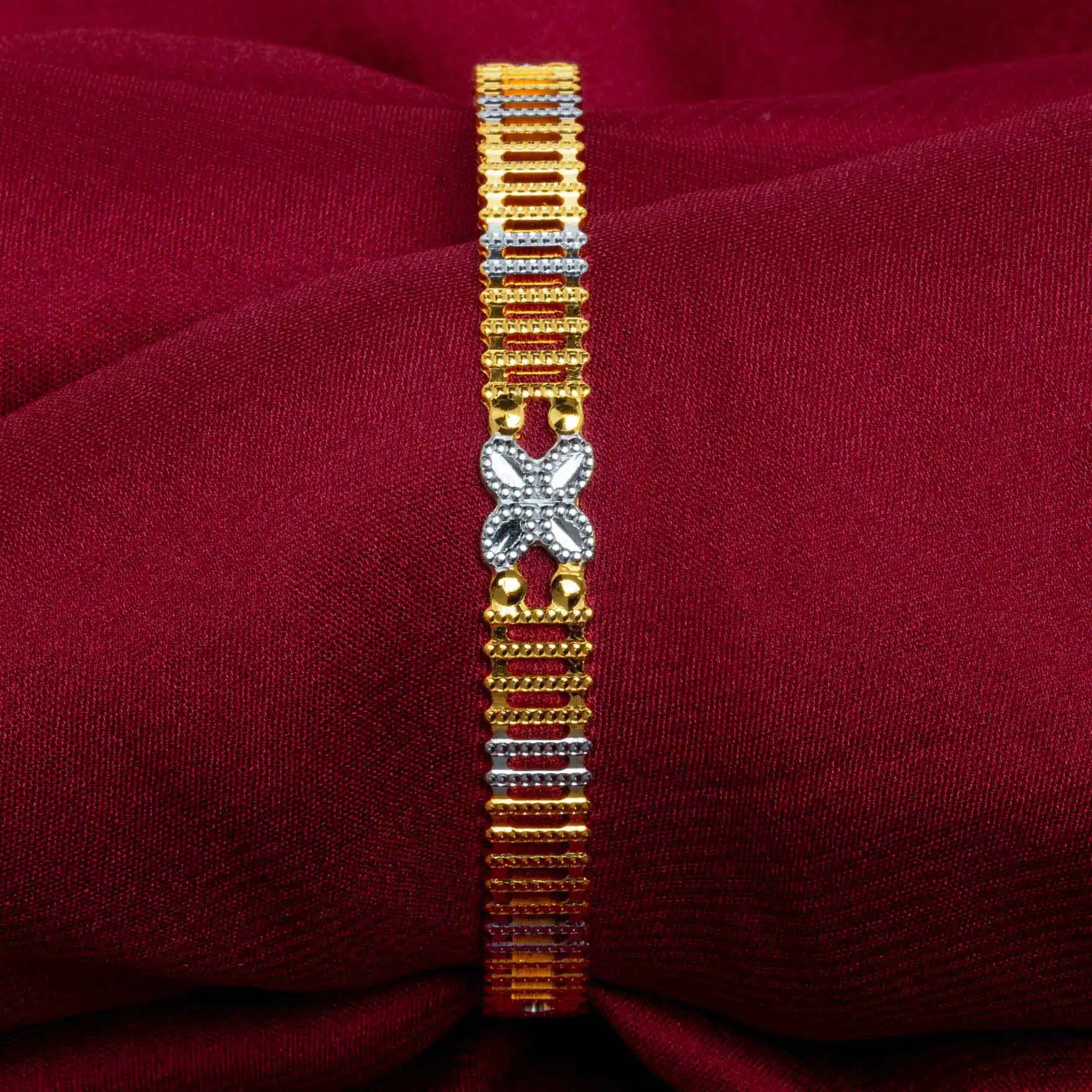 Rhodium Bangle PRGB56-032