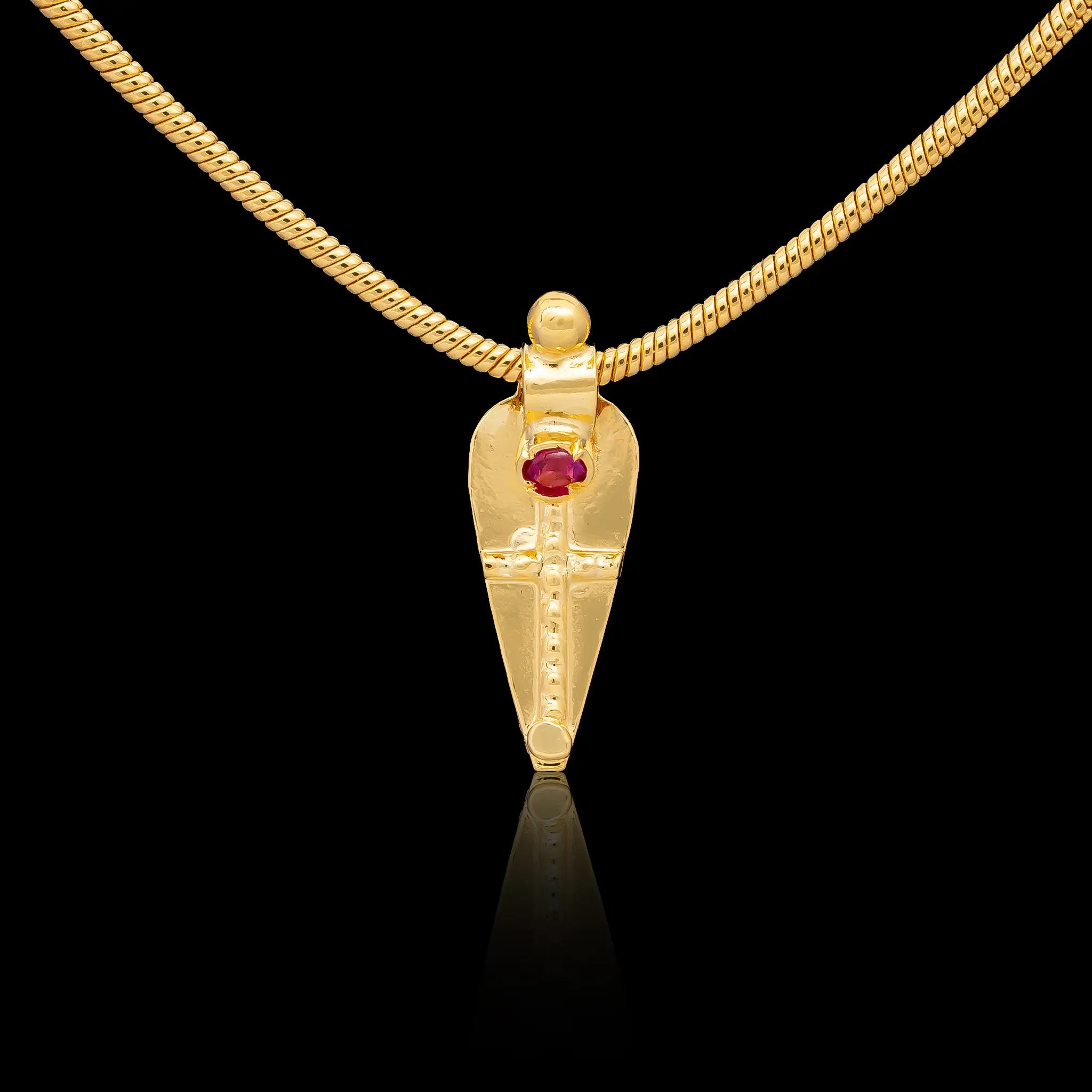 Gold Thali Pendant PSTLT4R-05