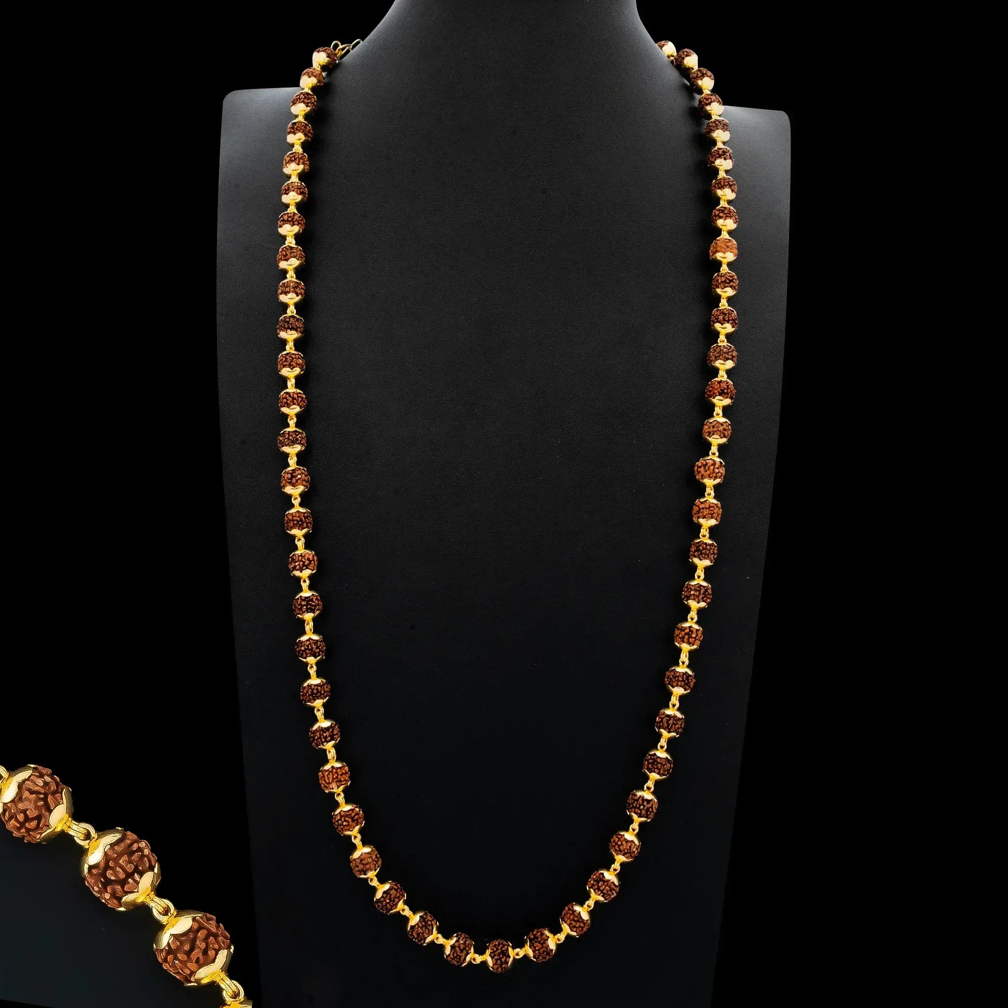 Sacred Rudraksham Bead Chain PRUC2-027
