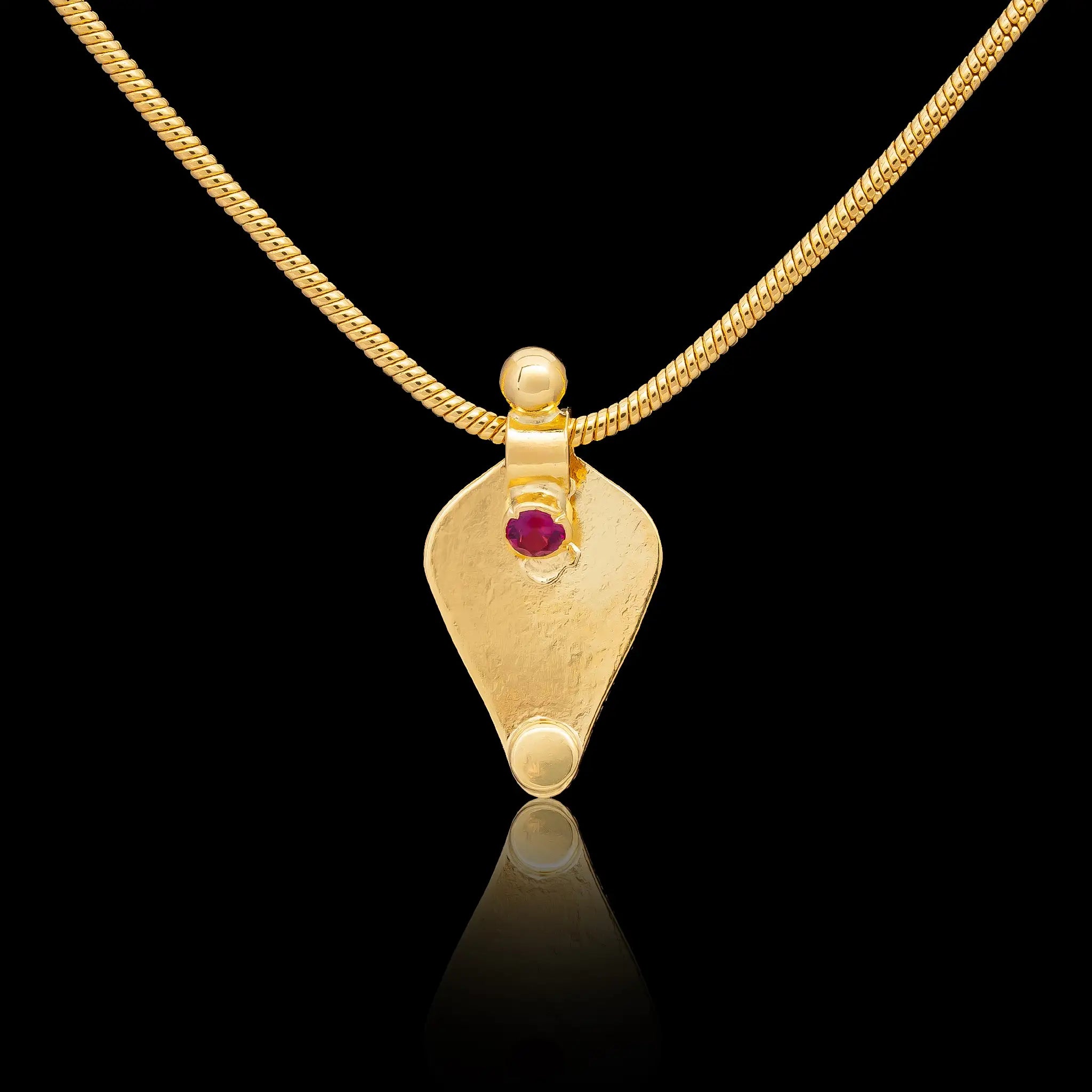 Gold Thali Pendant PSTLT3aR-05