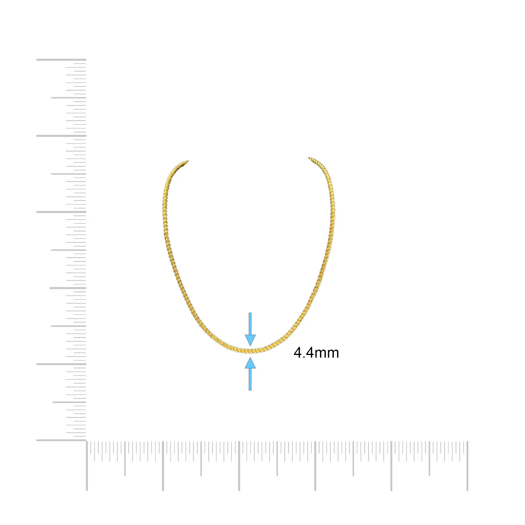 Gold chain PCPN10-007