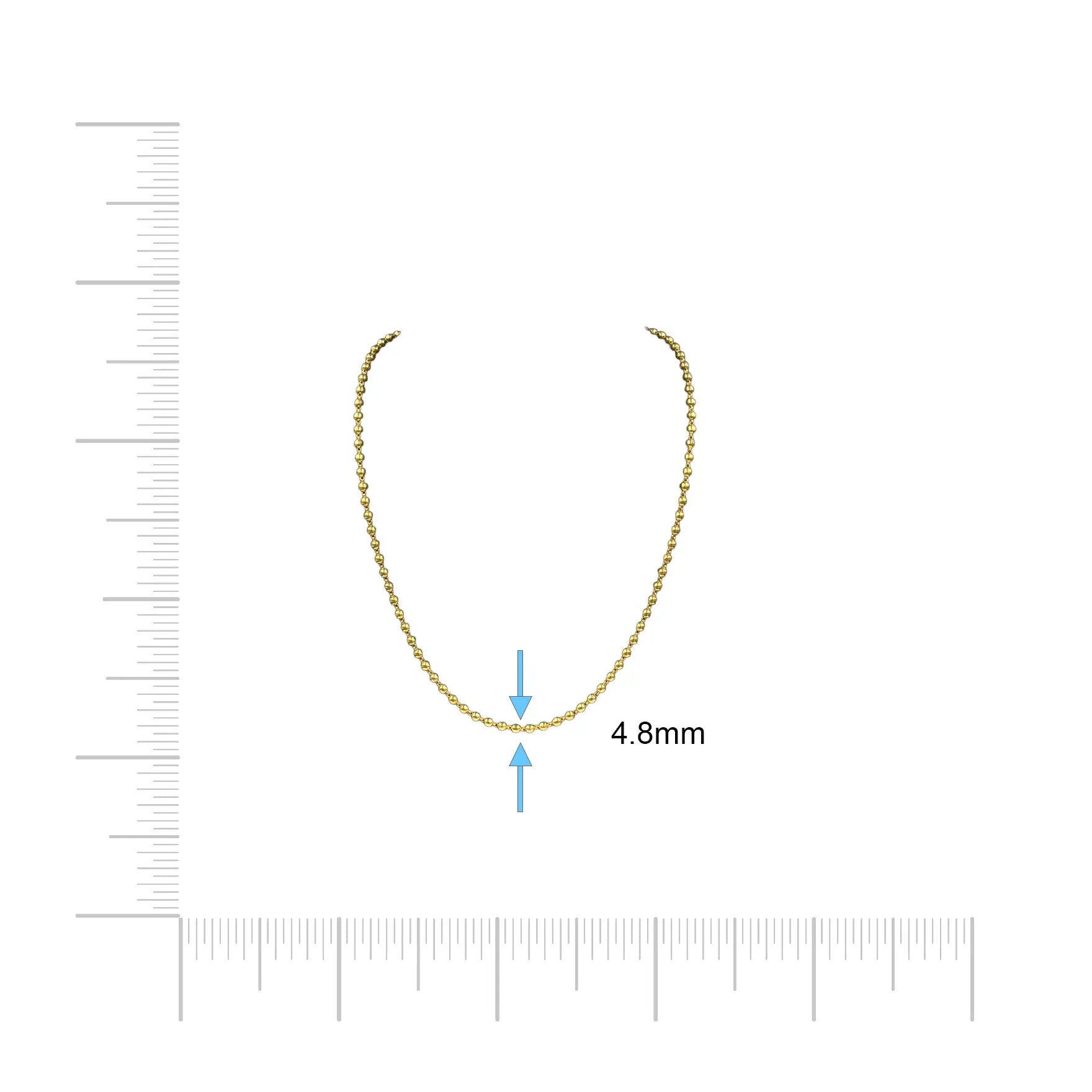 Gold chain PCPR96-007