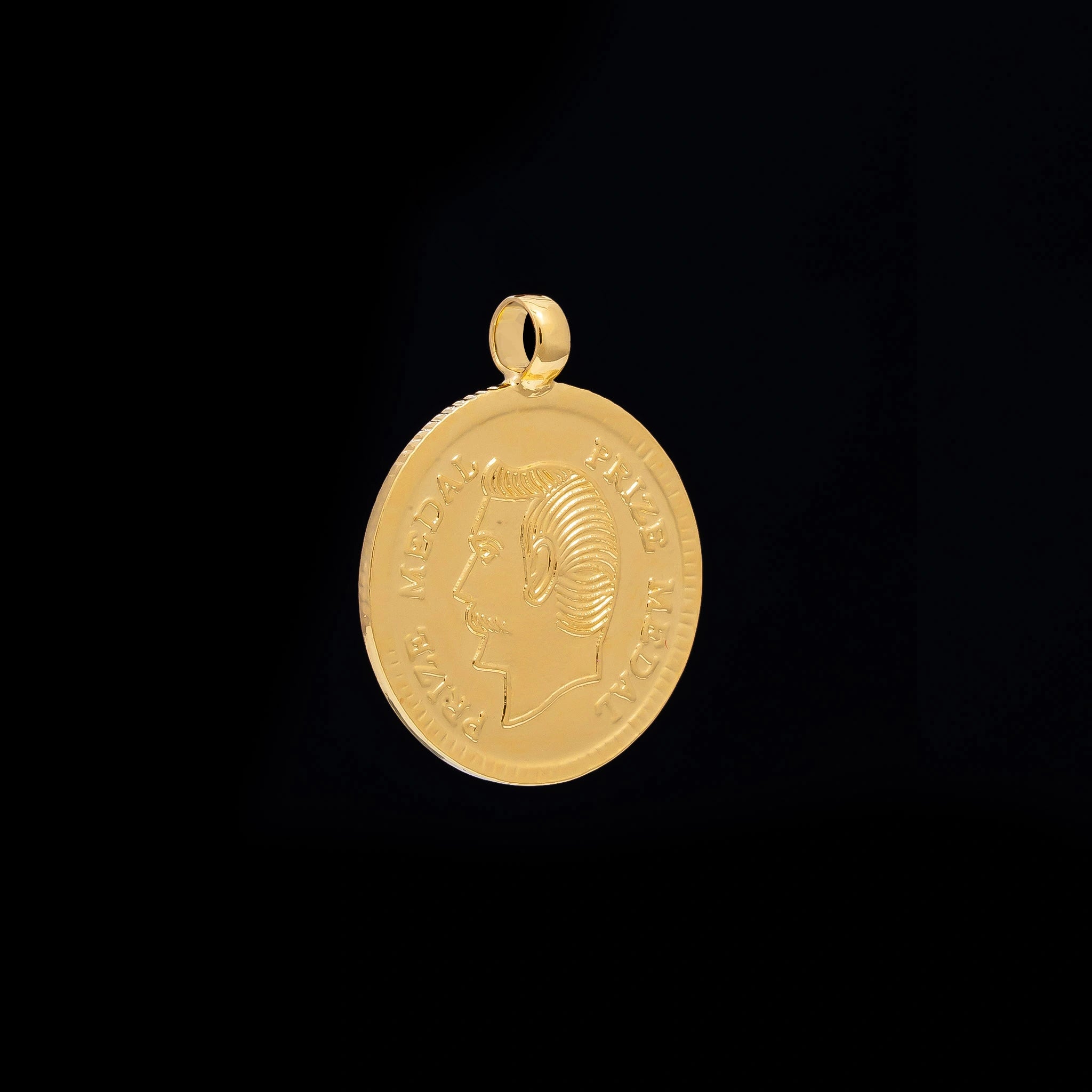 Gold Layered Coin Pendent PGLT44-07