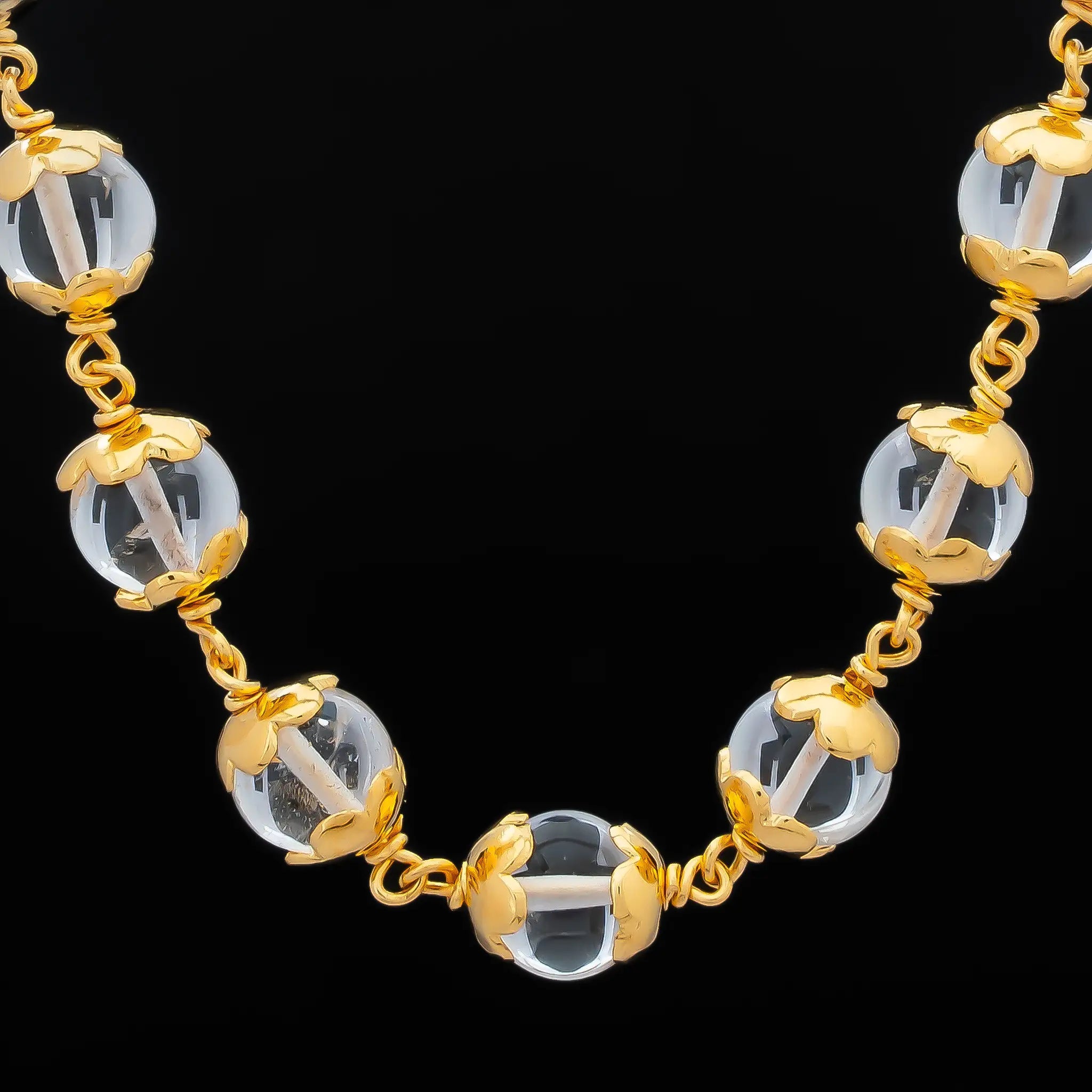 Traditional Spadikam Quartz Chain PSPC2-027