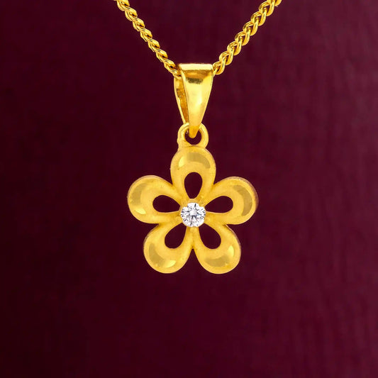 Stone Locket PSLT112W-06 — Gold Plated Jewellery | Parakkat Jewels