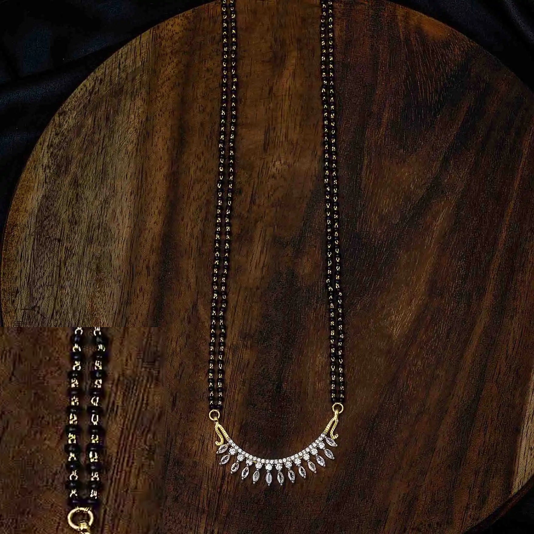 Karimani (Mangalsutra) chain With Locket PLKM1-025