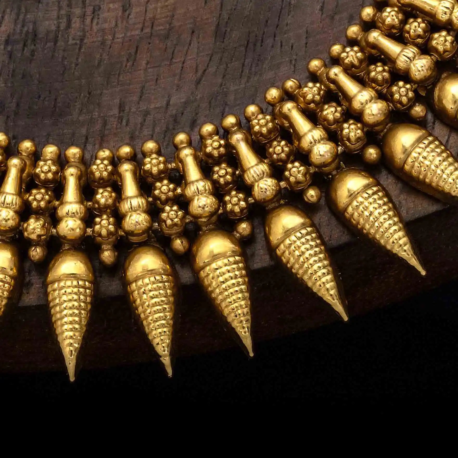 Sreshta Necklace PGANLSR1-0131 — Gold Plated Jewellery | Parakkat Jewels