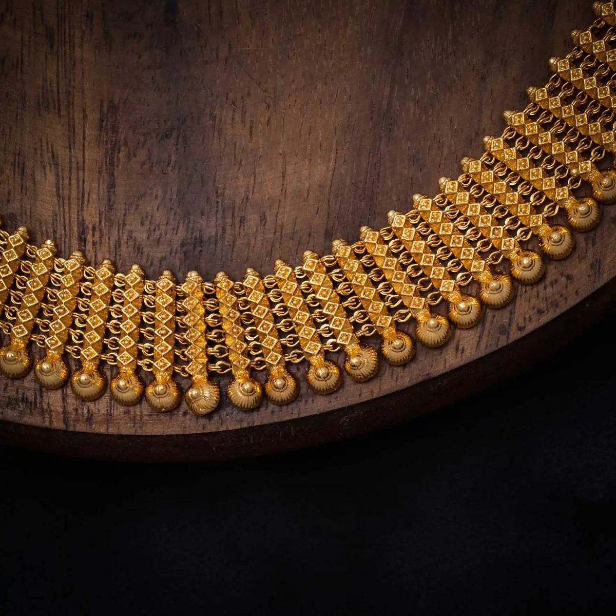 Necklace PGGRNSSR7-086 — Gold Plated Jewellery | Parakkat Jewels