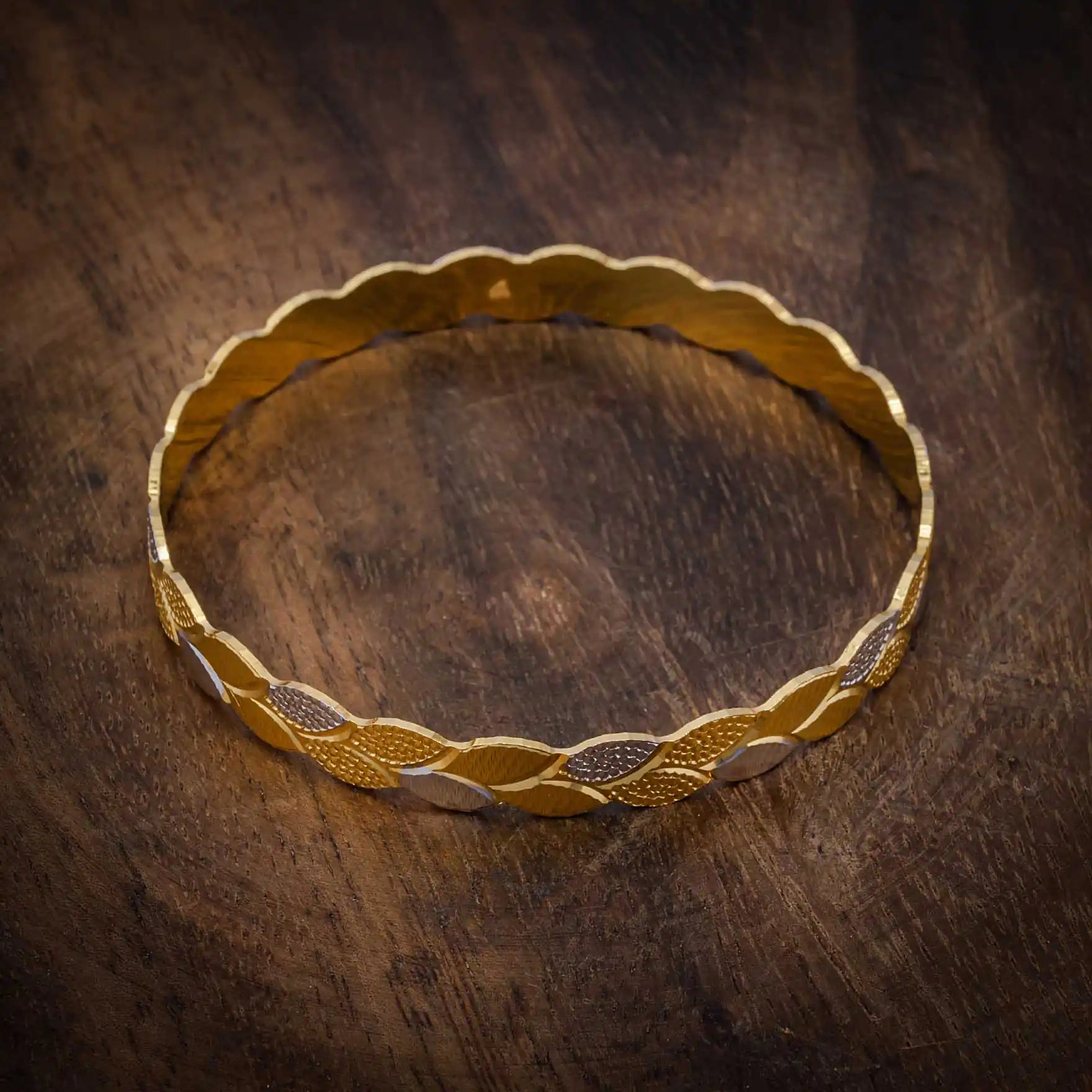 Rhodium Bangle PRGB43-091