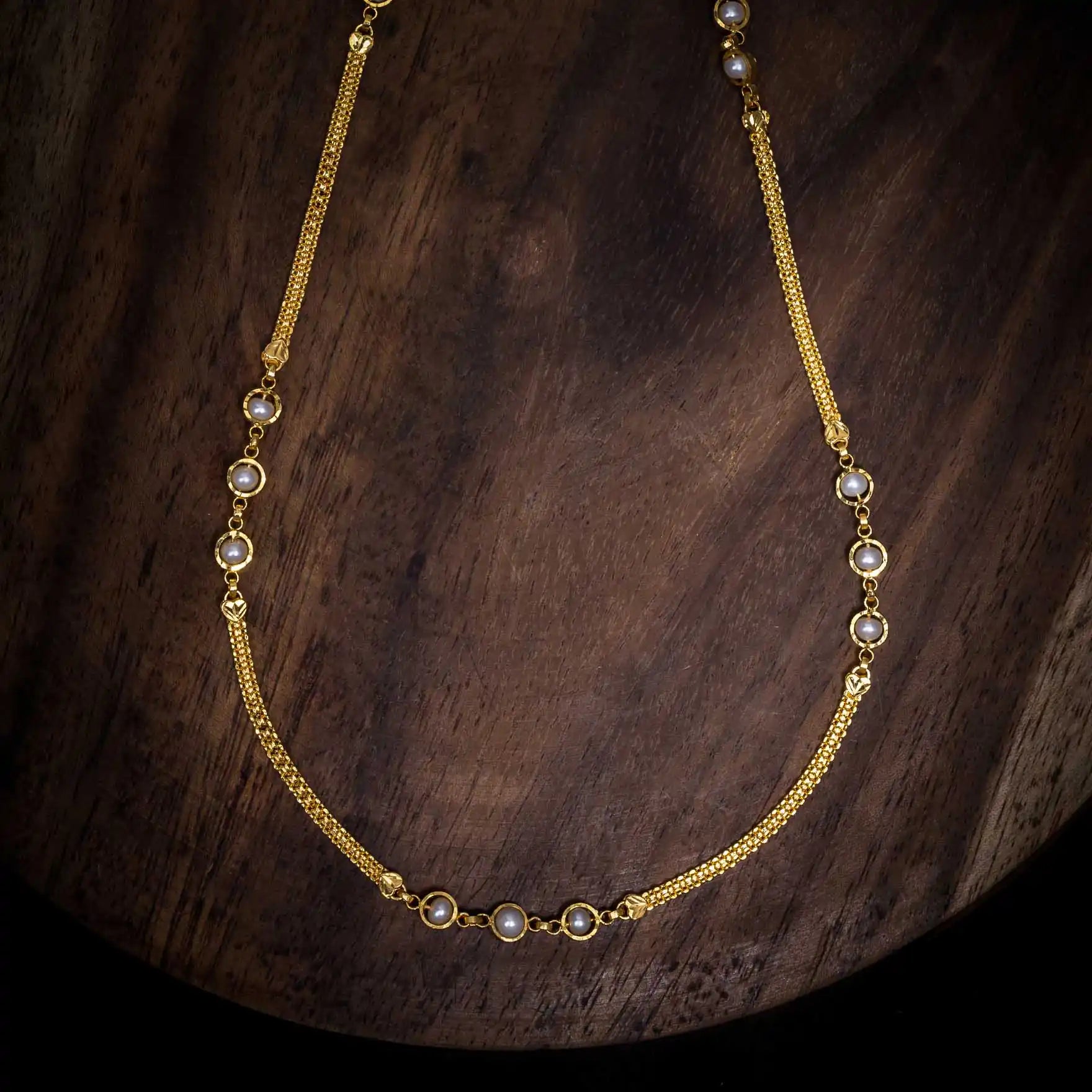 Pearl Stone Chain PSC1-095